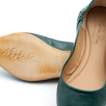 Ballerina punta sacchetto mousse cardo marino - Marta Ray
