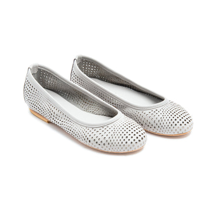 Ballerina quadri mousse nebbia - Marta Ray