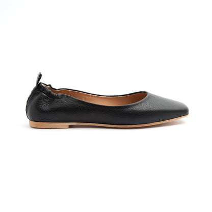 Ballerina sacchetto quadrata mousse nero - Marta Ray