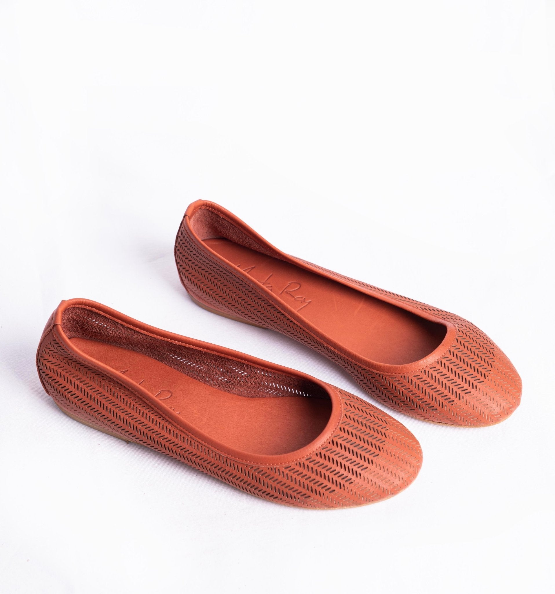 Ballerina spighetta mousse mattone - Marta Ray