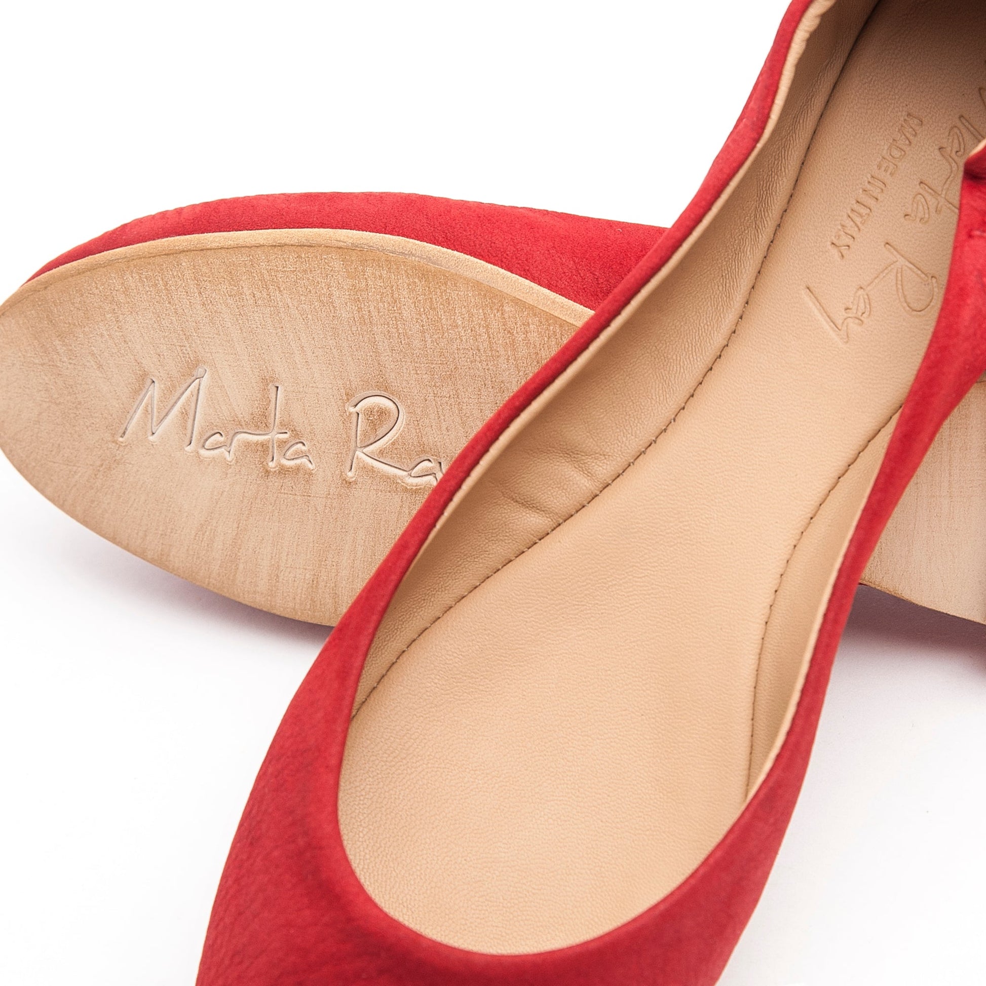 Ballerina Tonda Sacchetto LB Rosso - Marta Ray