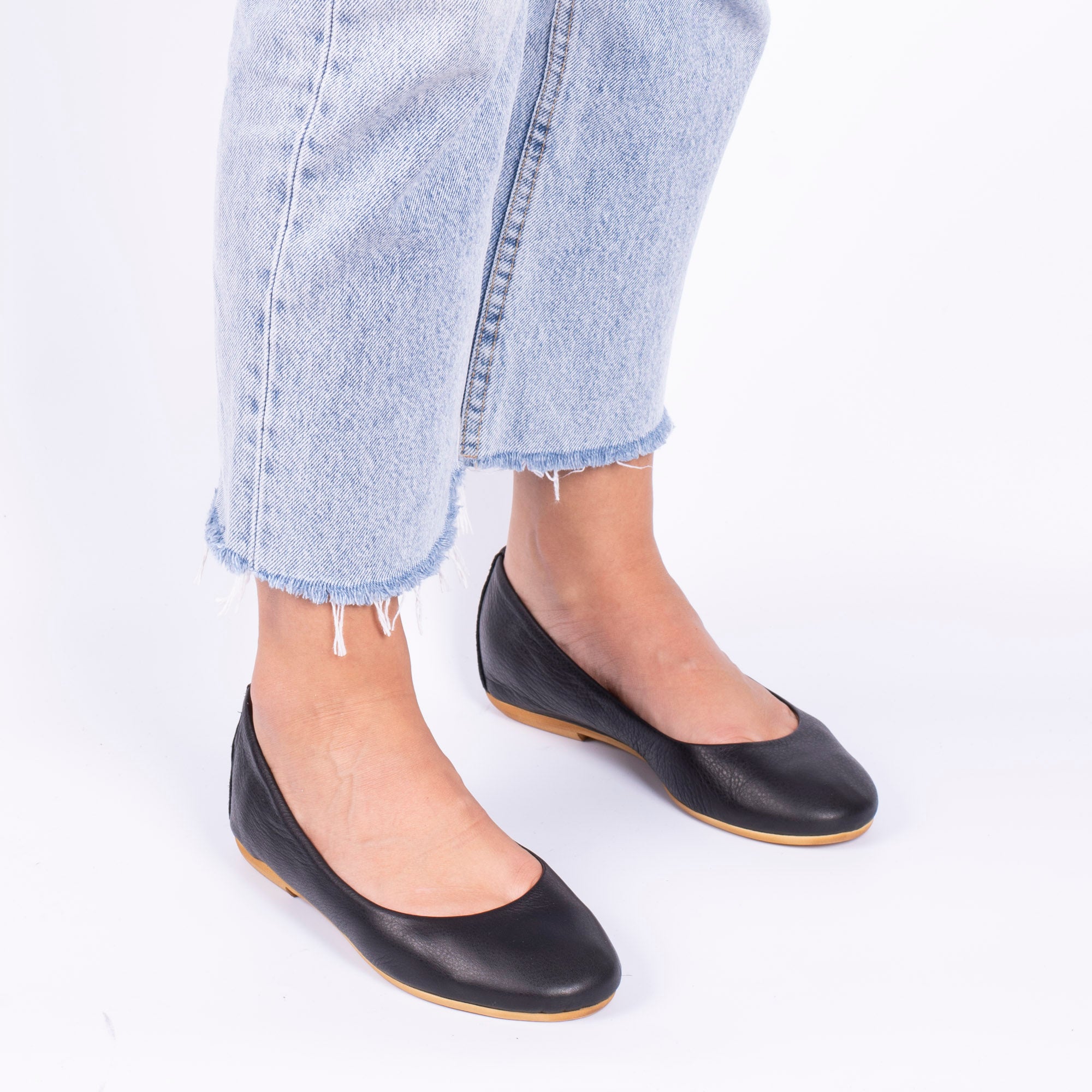 Ballerina foderata mousse nero