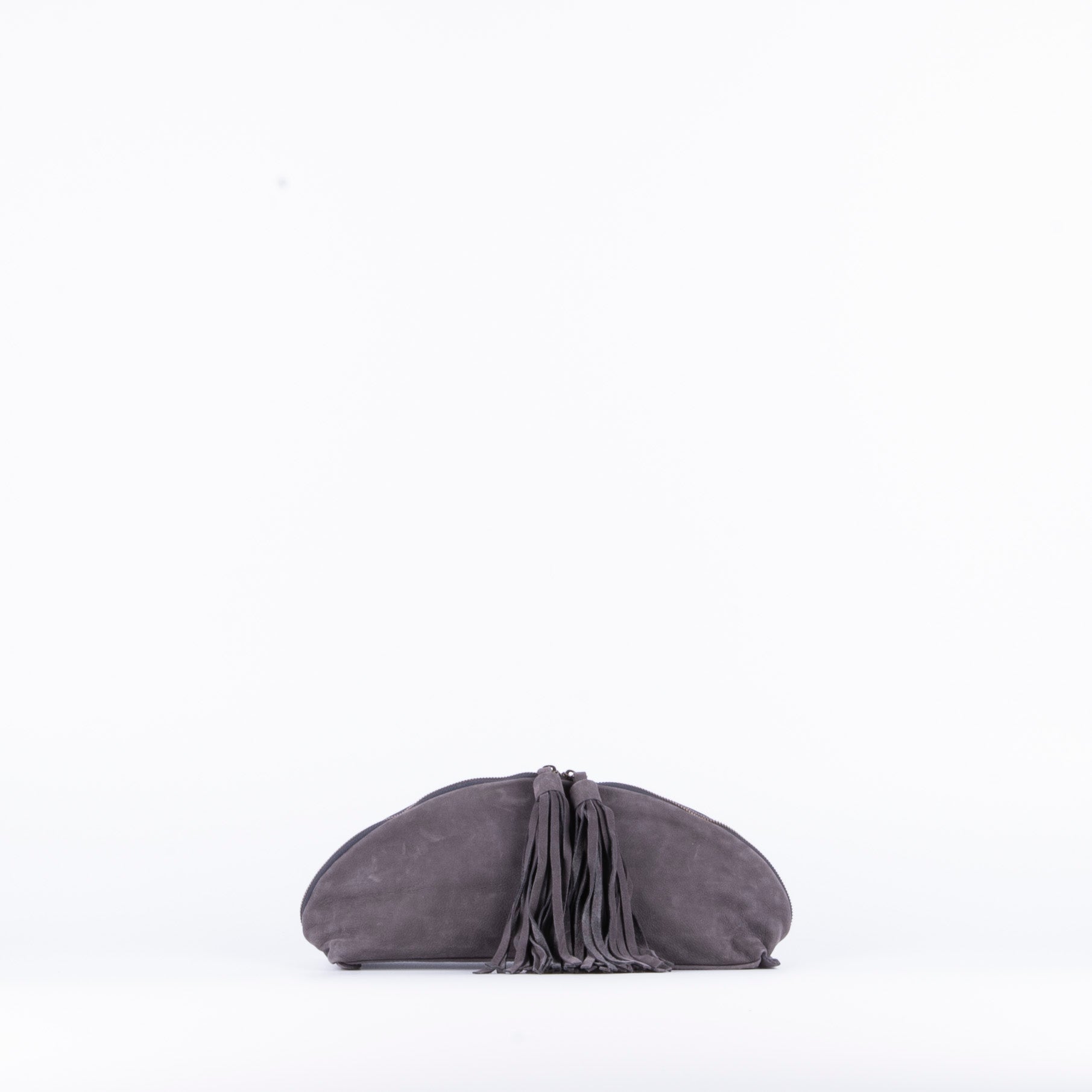Blanca long beach fumo - pochette in pelle grigio - Marta Ray