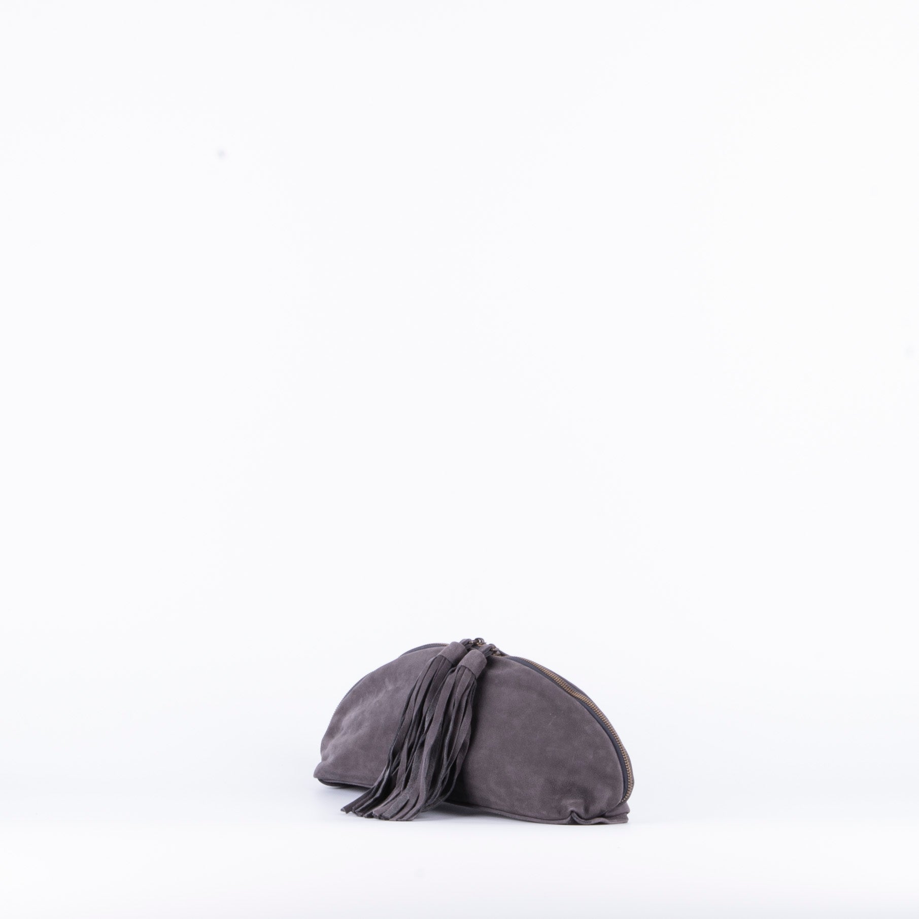 Blanca long beach fumo - pochette in pelle grigio - Marta Ray
