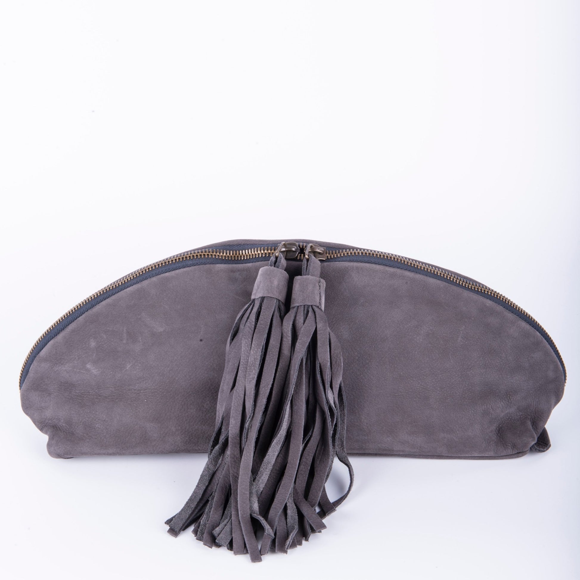 Blanca long beach fumo - pochette in pelle grigio - Marta Ray