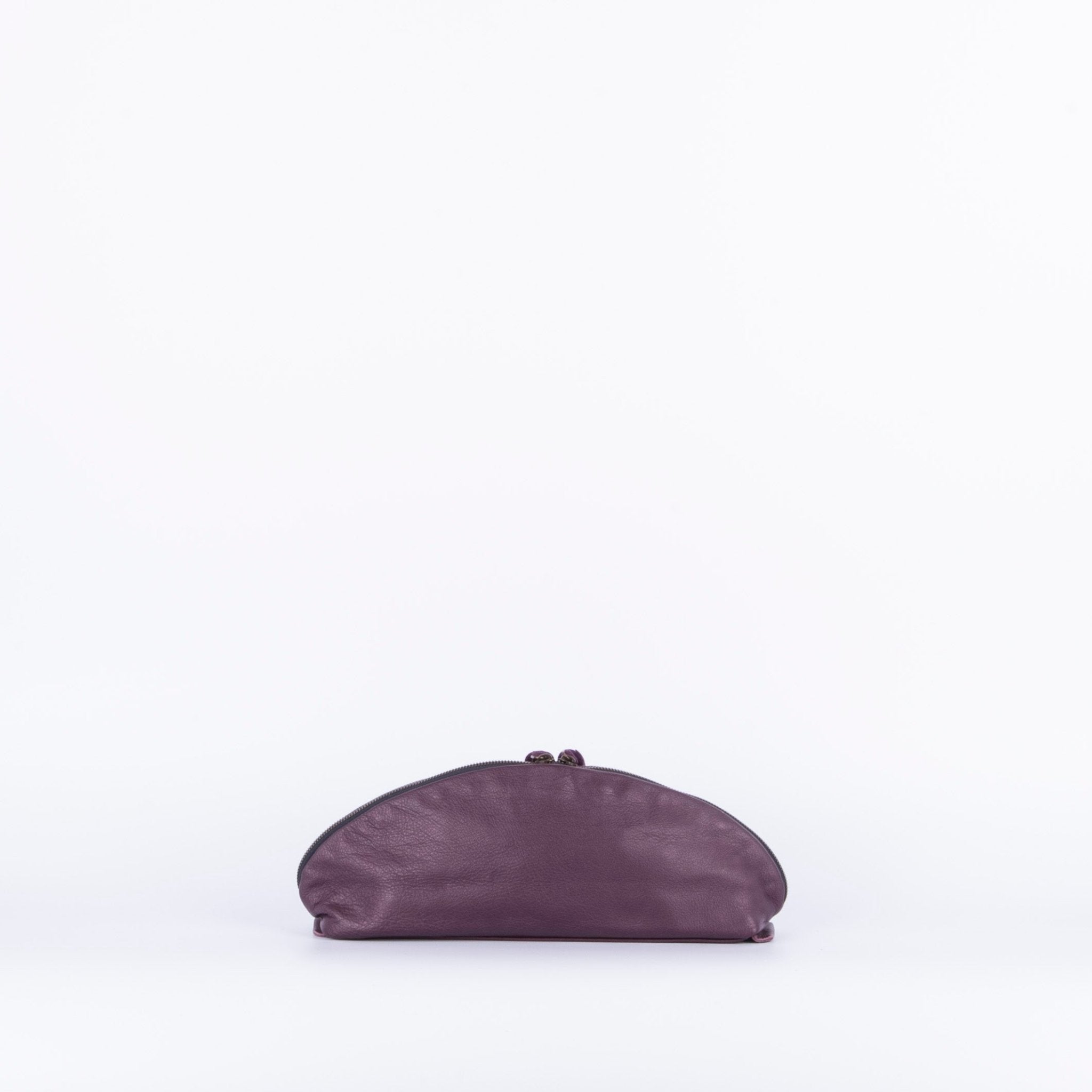 Blanca mousse grave wine - pochette in pelle viola - Marta Ray
