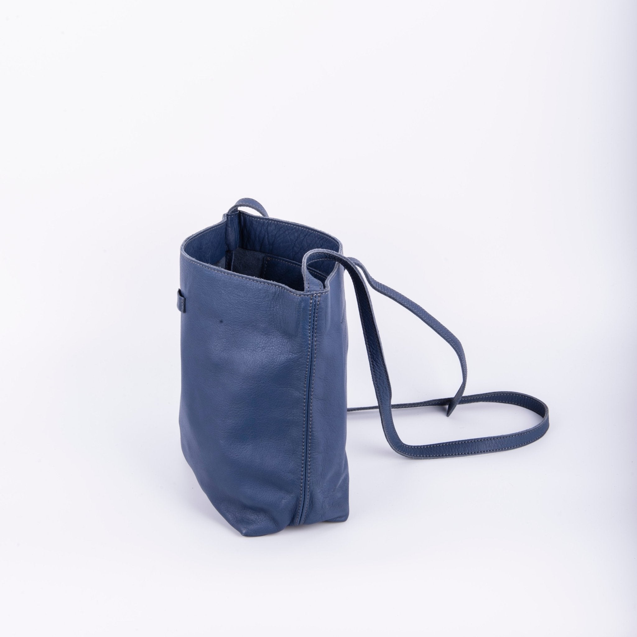 Bobbie amalfi blu - borsa a tracolla in pelle blu - Marta Ray