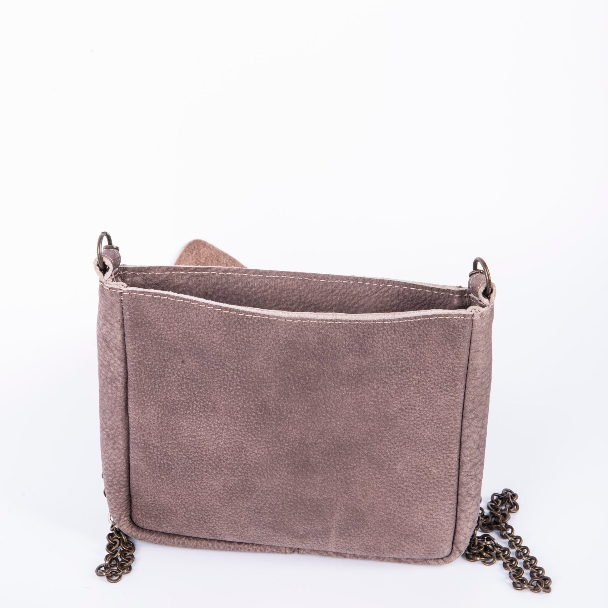 Brigitte bufalo marrone - pochette a tracolla in pelle marrone - Marta Ray