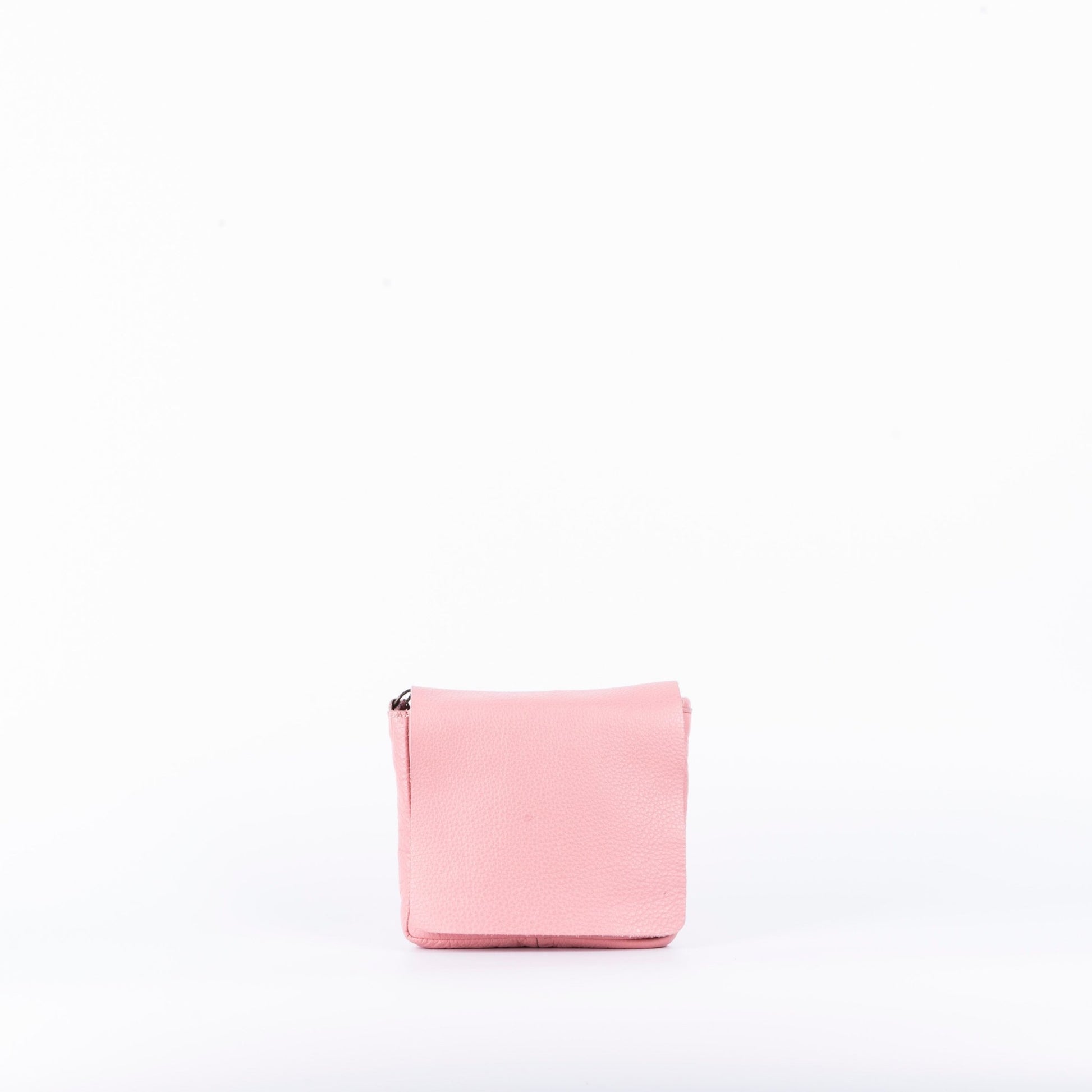 Brigitte martellato cipria - pochette a tracolla in pelle rosa - Marta Ray