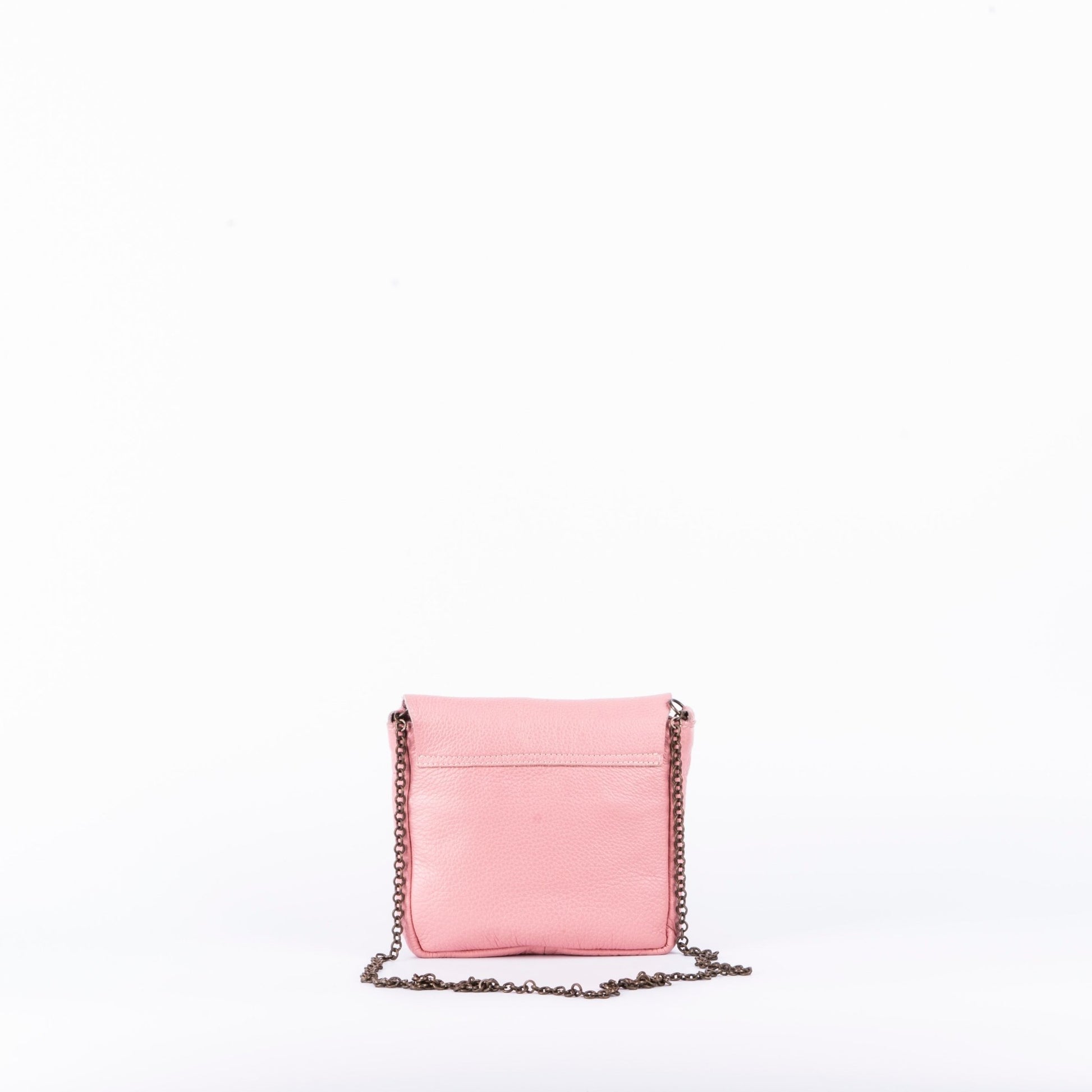 Brigitte martellato cipria - pochette a tracolla in pelle rosa - Marta Ray