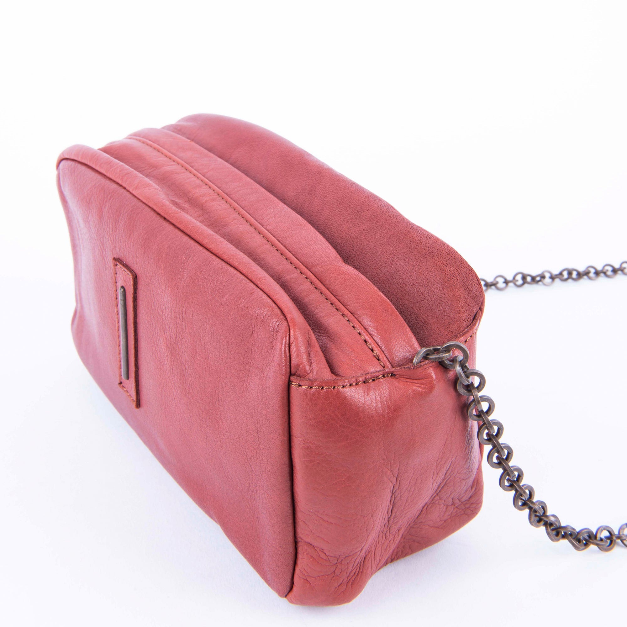 Brook mousse cuoio inglese - pochette a tracolla in pelle marrone - Marta Ray