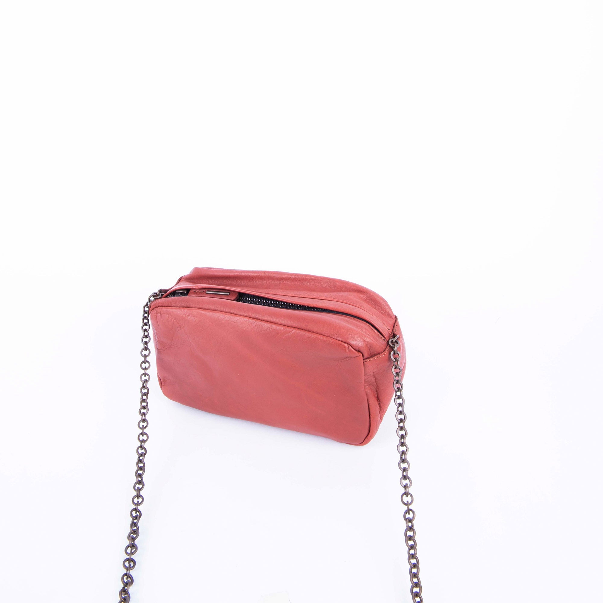 Brook mousse cuoio inglese - pochette a tracolla in pelle marrone - Marta Ray