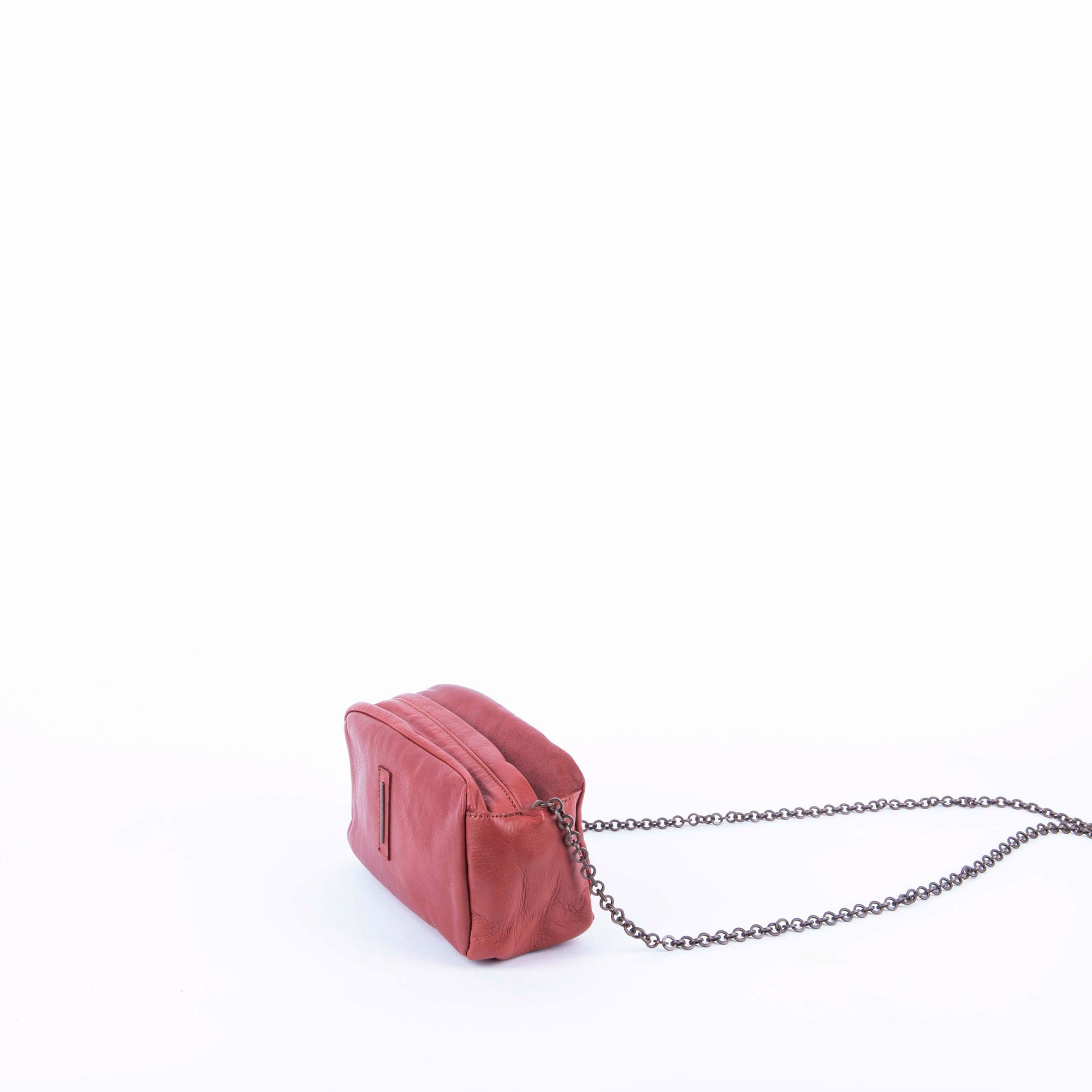 Brook mousse cuoio inglese - pochette a tracolla in pelle marrone - Marta Ray