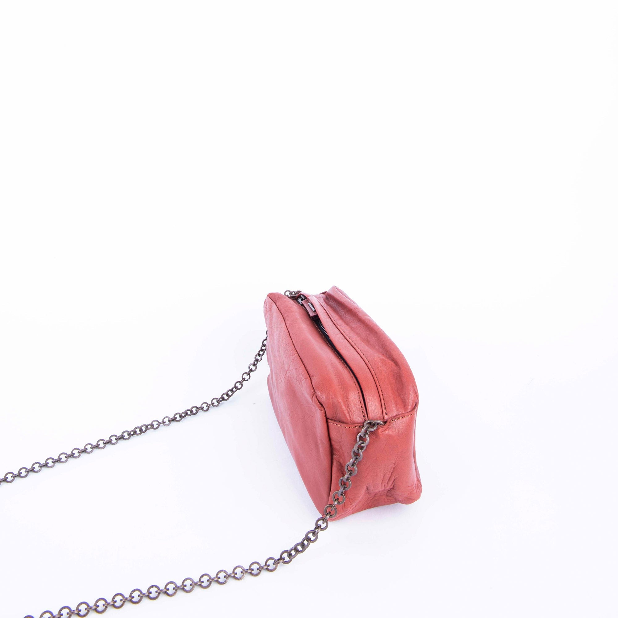 Brook mousse cuoio inglese - pochette a tracolla in pelle marrone - Marta Ray