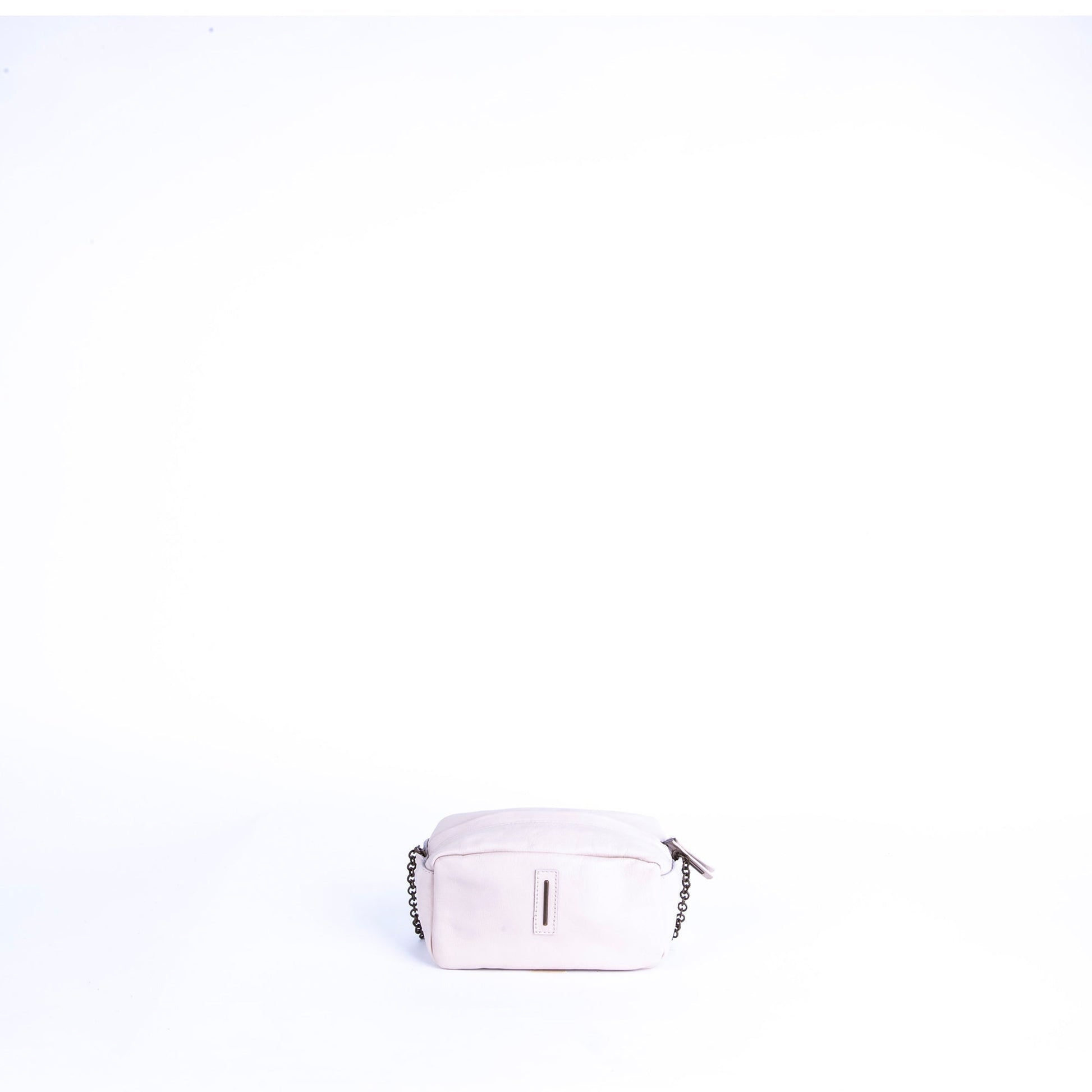 Brook mousse latte macchiato - pochette a tracolla in pelle bianca - Marta Ray