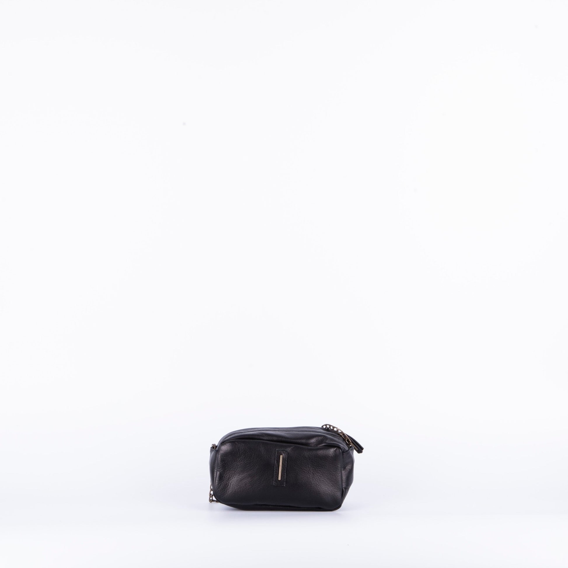 Brook mousse nero - pochette a tracolla in pelle nero - Marta Ray