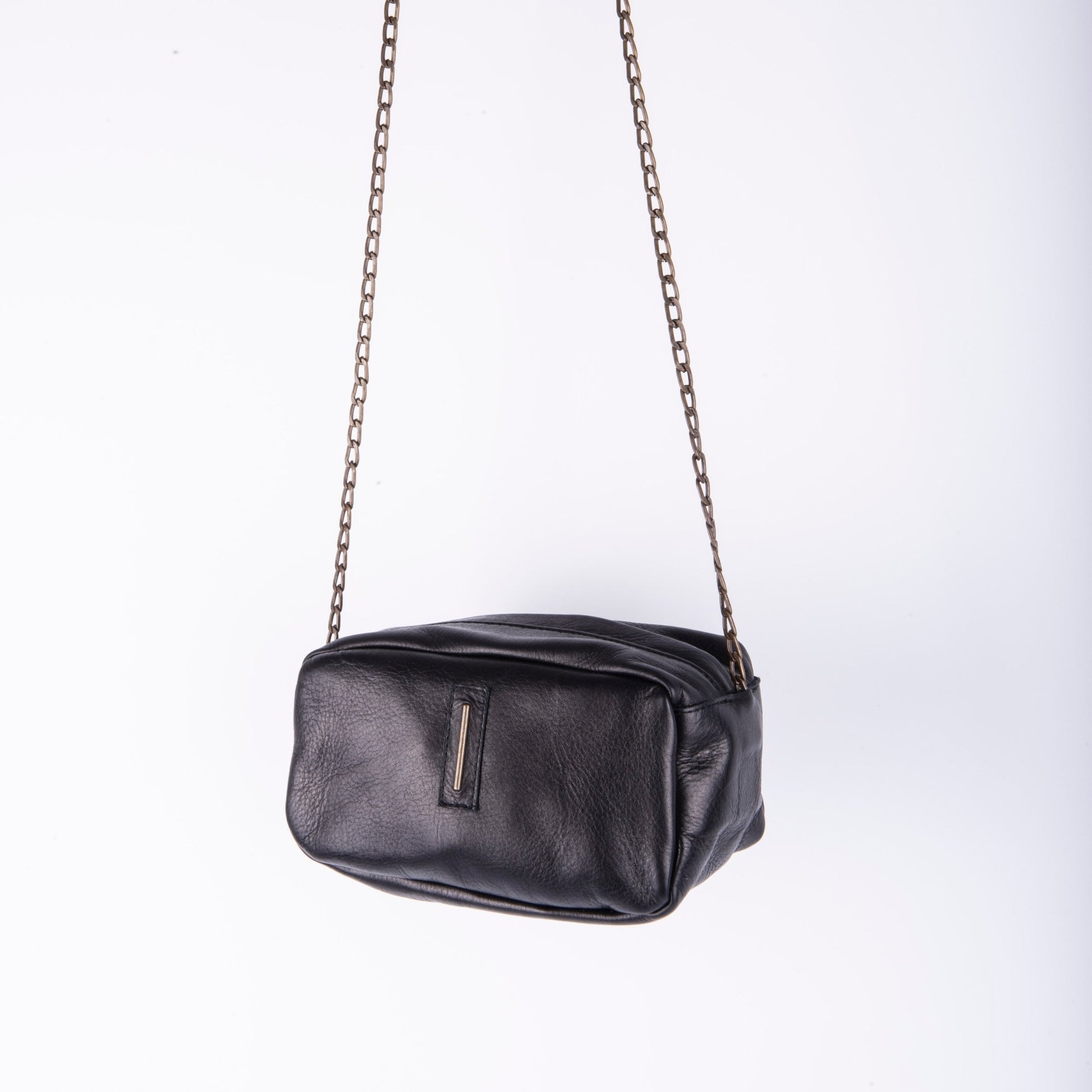 Brook mousse nero - pochette a tracolla in pelle nero - Marta Ray