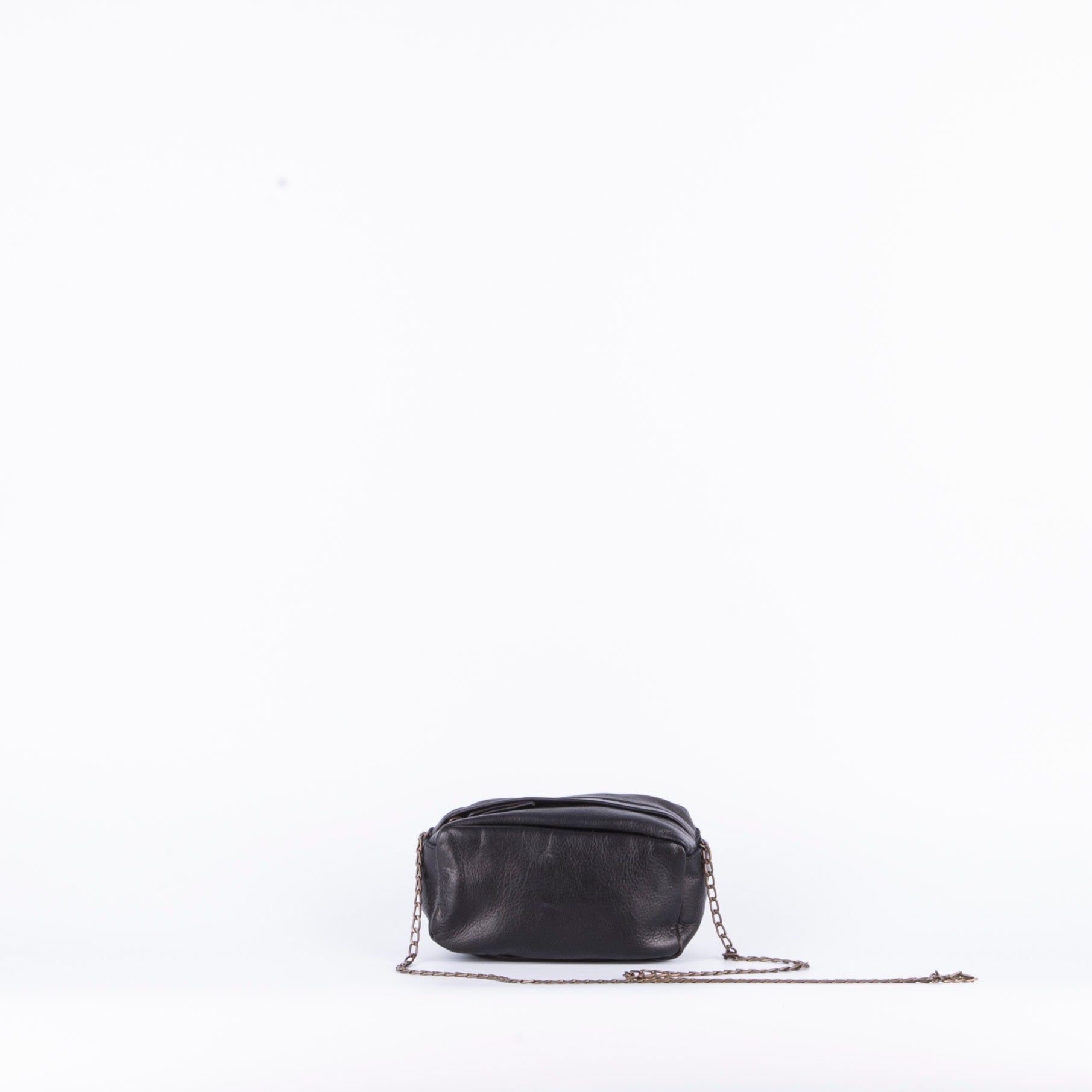 Brook mousse nero - pochette a tracolla in pelle nero - Marta Ray