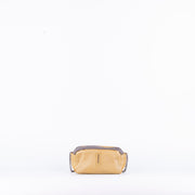 Brook mousse perlato smog giallo - pochette a tracolla in pelle grigio giallo - Marta Ray