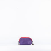 Brook mousse soffiano rosso viola- pochette a tracolla in pelle rosso viola - Marta Ray