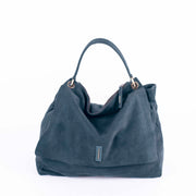Carrie long beach ottanio - borsa a tracolla grande in pelle blu - Marta Ray