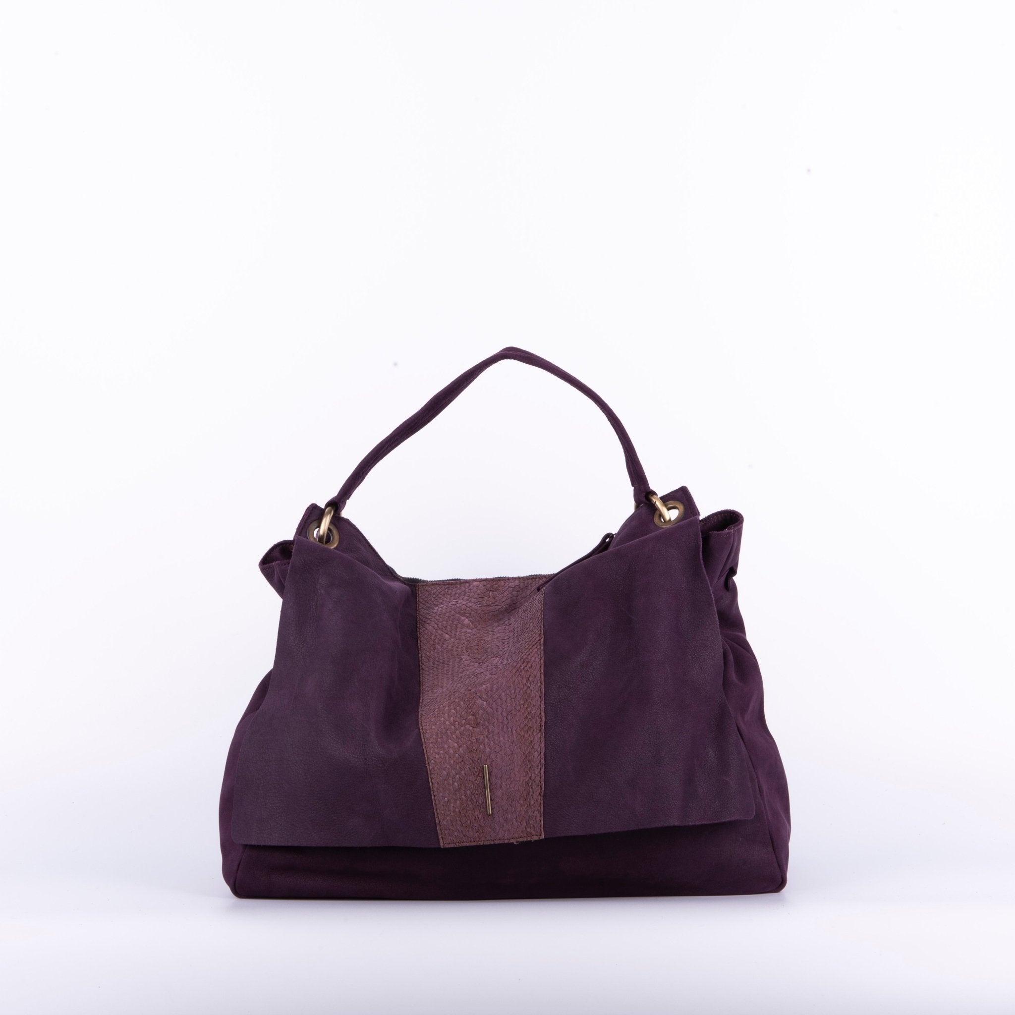 Carrie long beach s.wine+long beach grape wine - borsa a tracolla in pelle rossa - Marta Ray