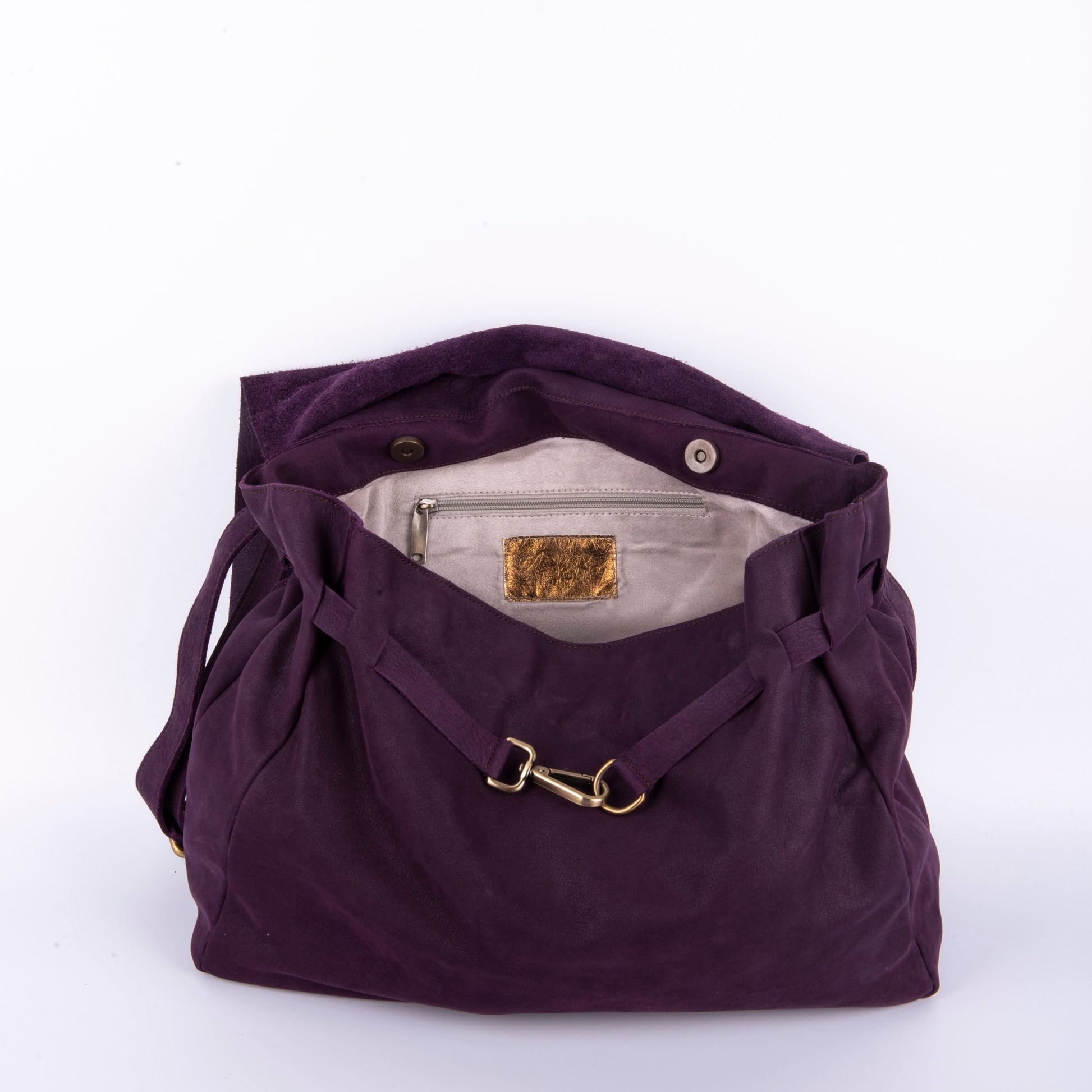 Carrie long beach s.wine+long beach grape wine - borsa a tracolla in pelle rossa - Marta Ray