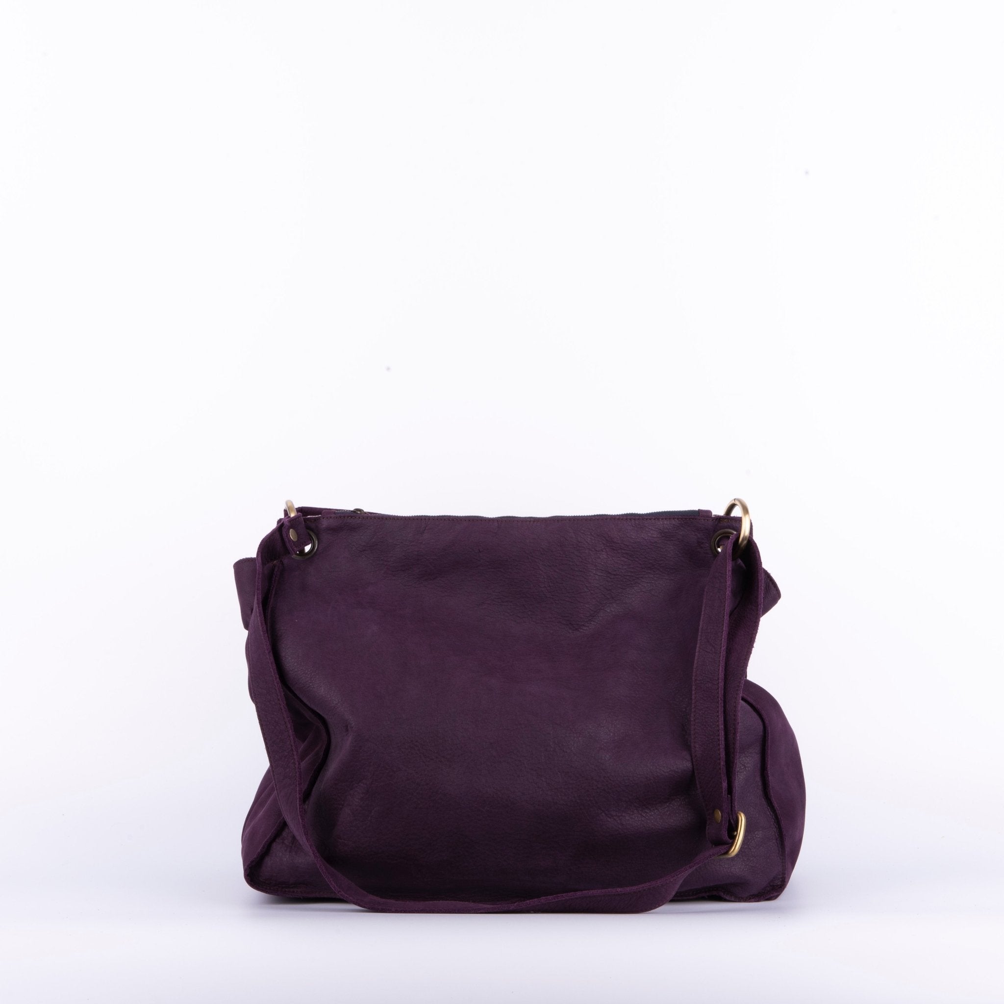 Carrie long beach s.wine+long beach grape wine - borsa a tracolla in pelle rossa - Marta Ray