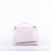 Carrie mousse nuvola - borsa a tracolla grande in pelle bianca - Marta Ray