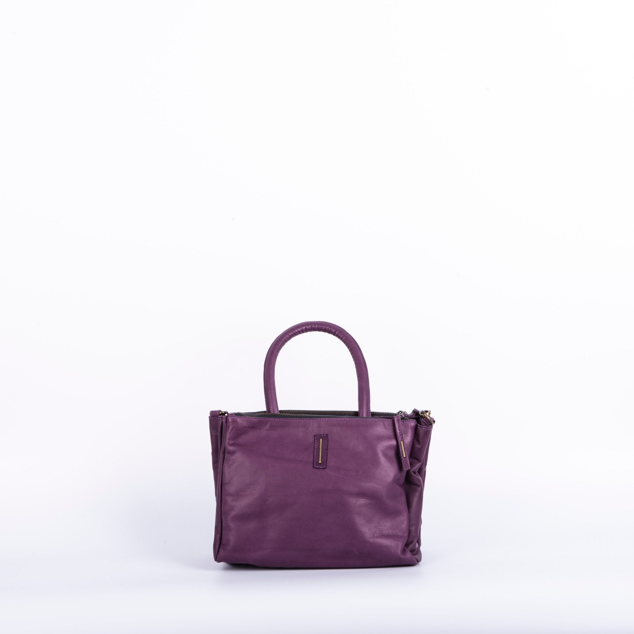 Cate mousse grape wine - borsa a tracolla in pelle viola - Marta Ray