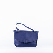 Celeste martellato blu elettrico - postina a tracolla in pelle blu - Marta Ray