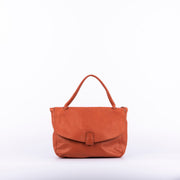 Celeste mousse mattone - postina a tracolla in pelle rossa - Marta Ray