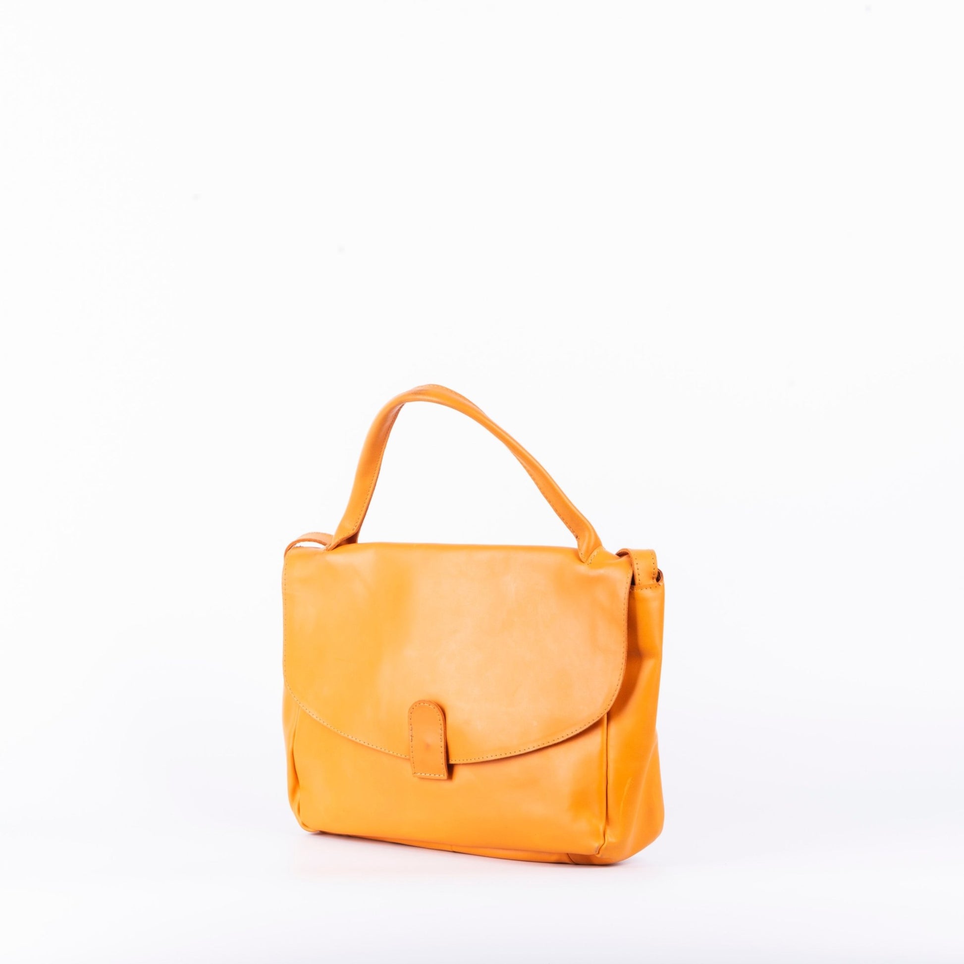 Celeste odessa mango - postina a tracolla in pelle arancione - Marta Ray