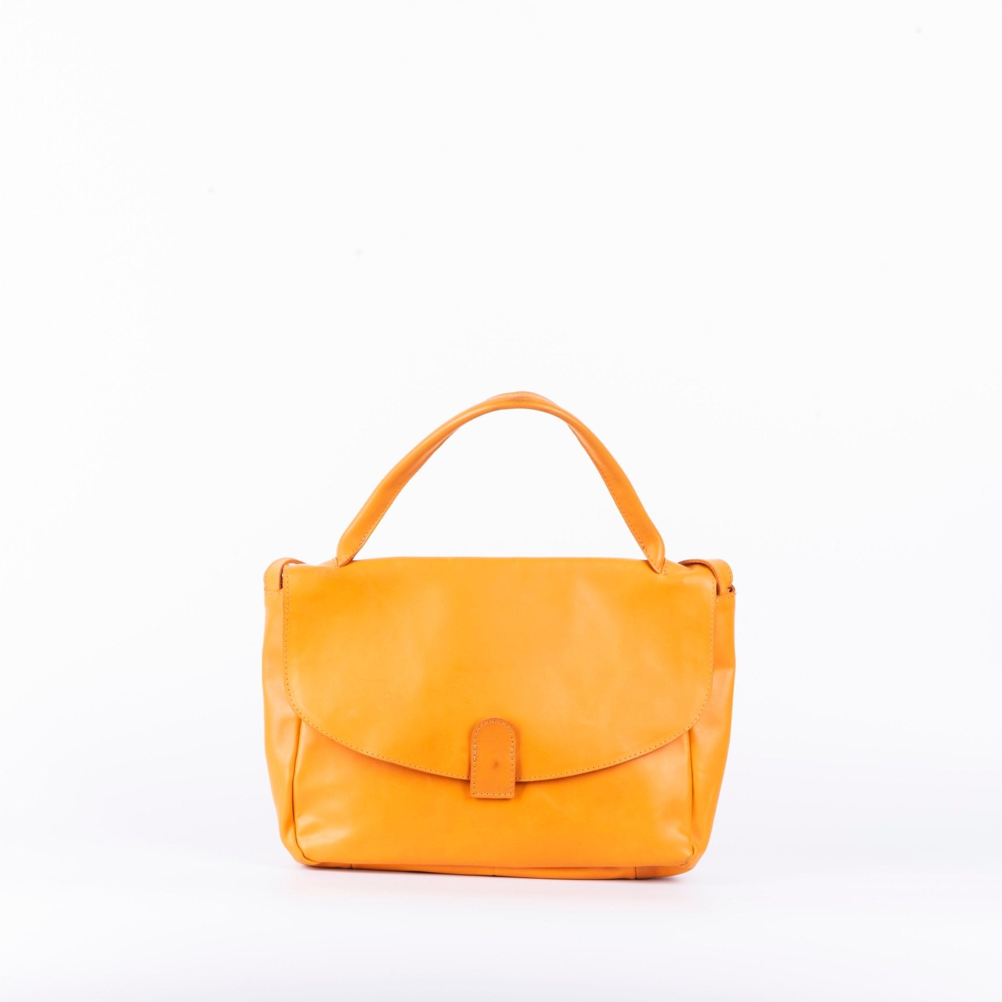 Celeste odessa mango - postina a tracolla in pelle arancione - Marta Ray