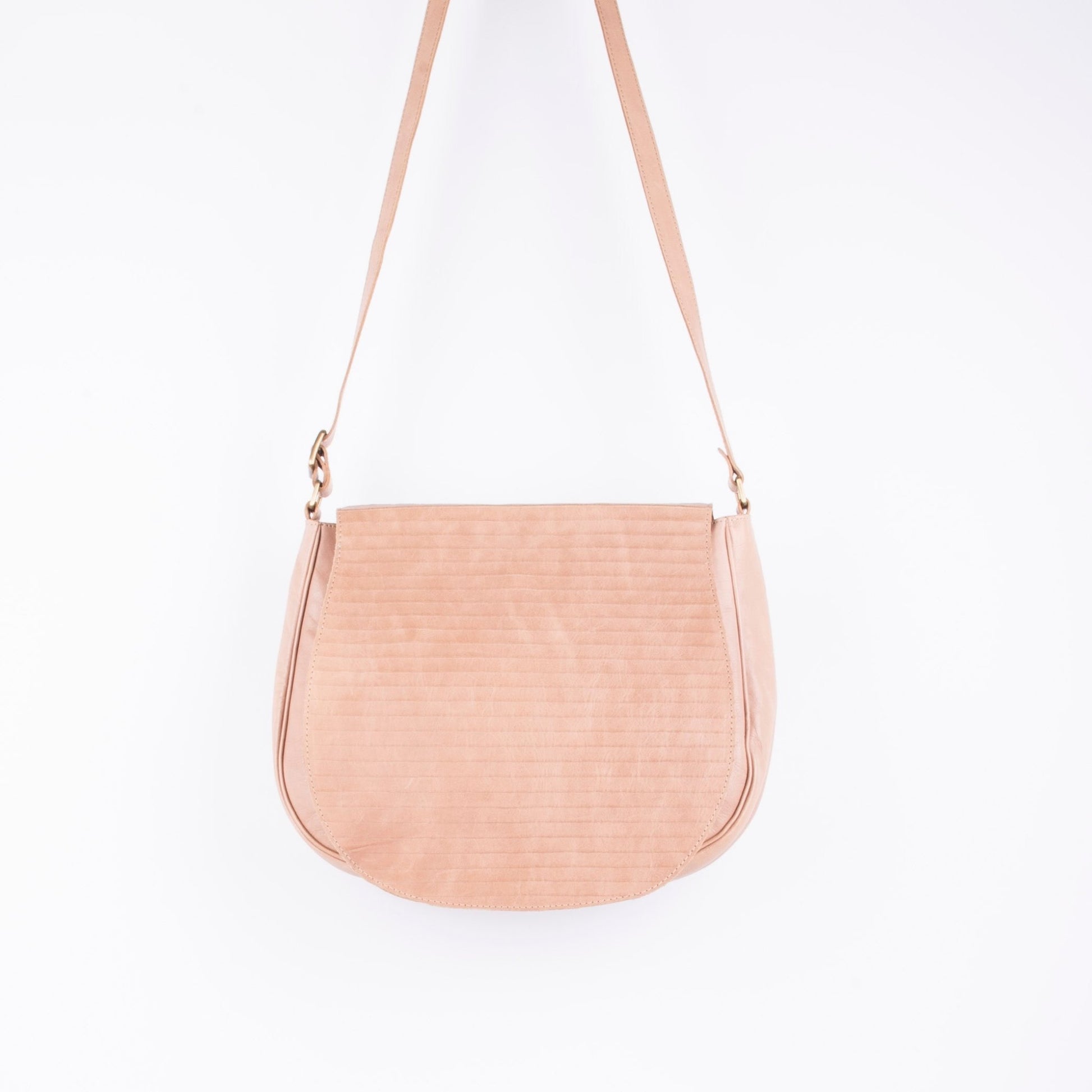 Charlie arpa bolivia corda - postina a tracolla in pelle beige - Marta Ray