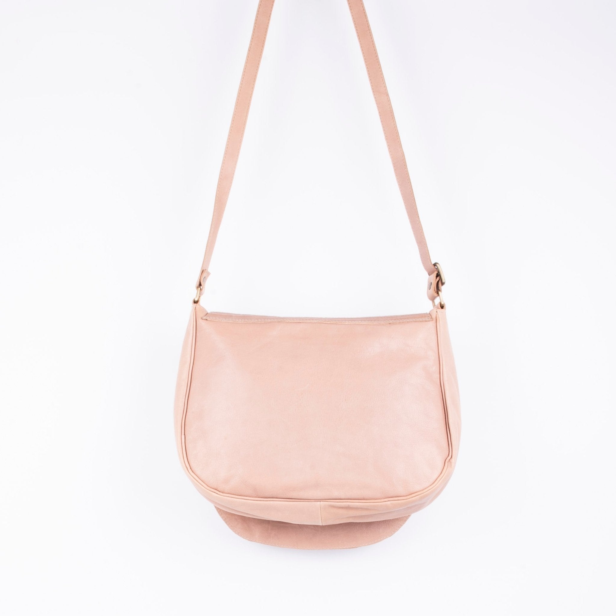 Charlie arpa bolivia corda - postina a tracolla in pelle beige - Marta Ray