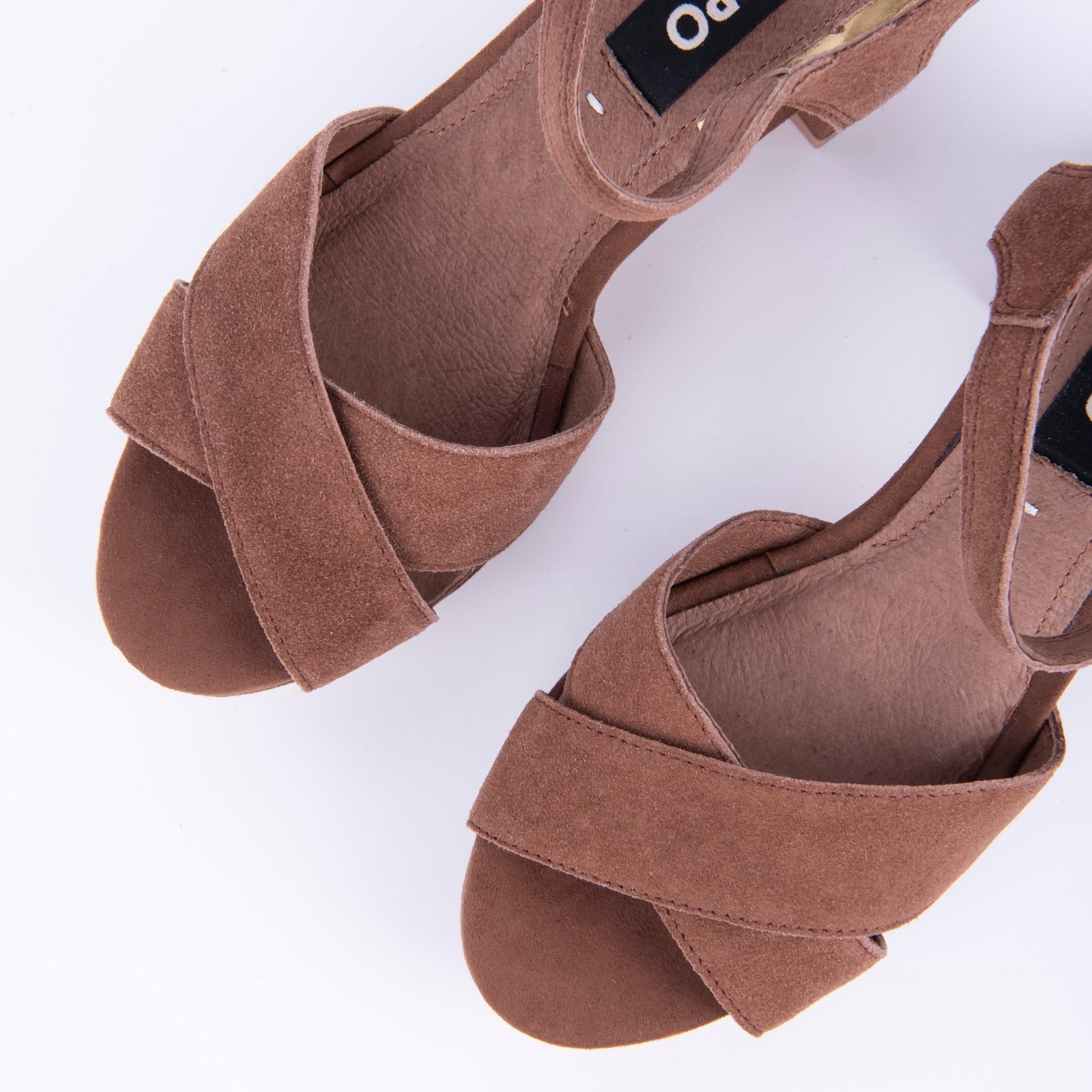 Closet GIO48564 - sandalo in camoscio marrone - Marta Ray