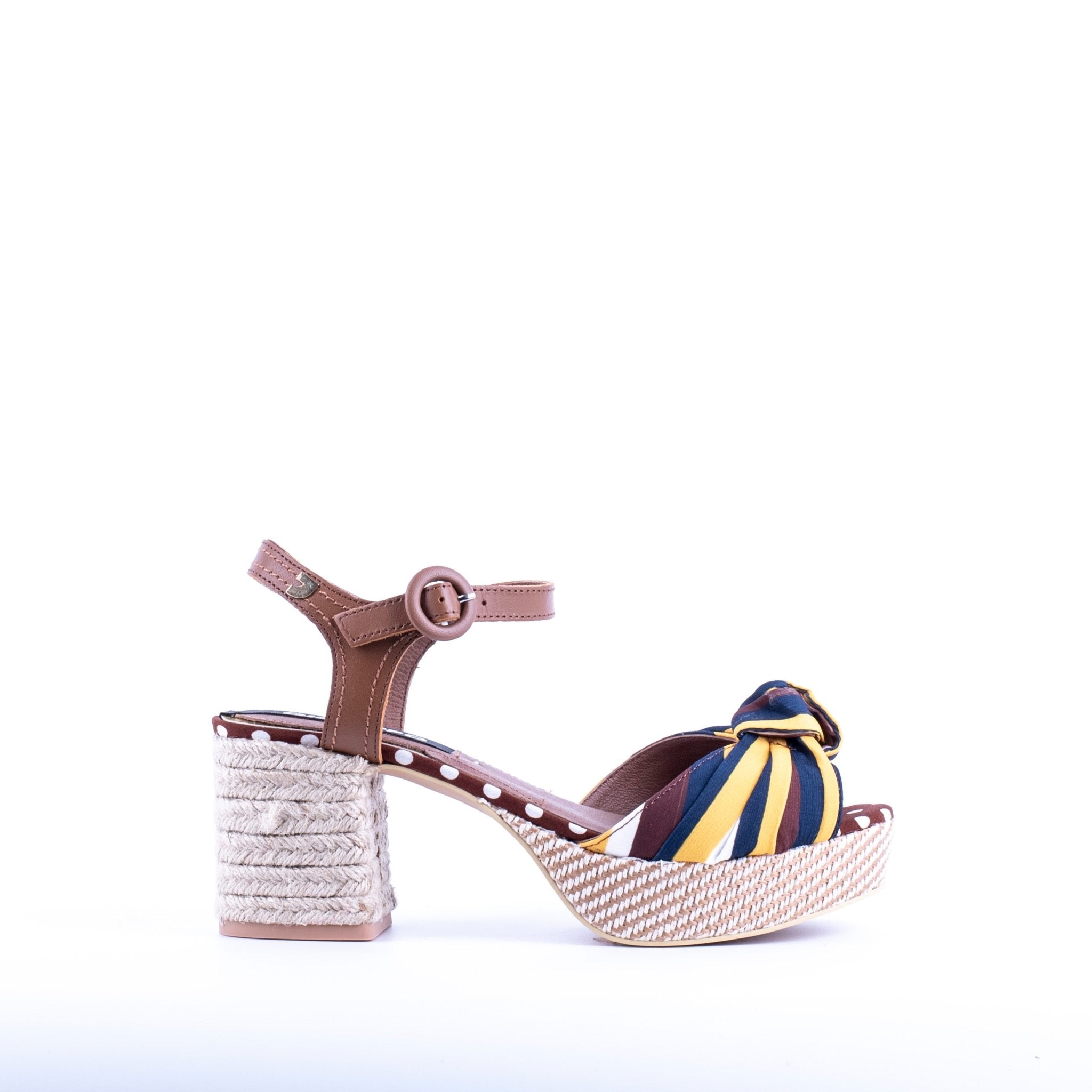 Closet GIO48783 - sandalo in pelle marrone - Marta Ray