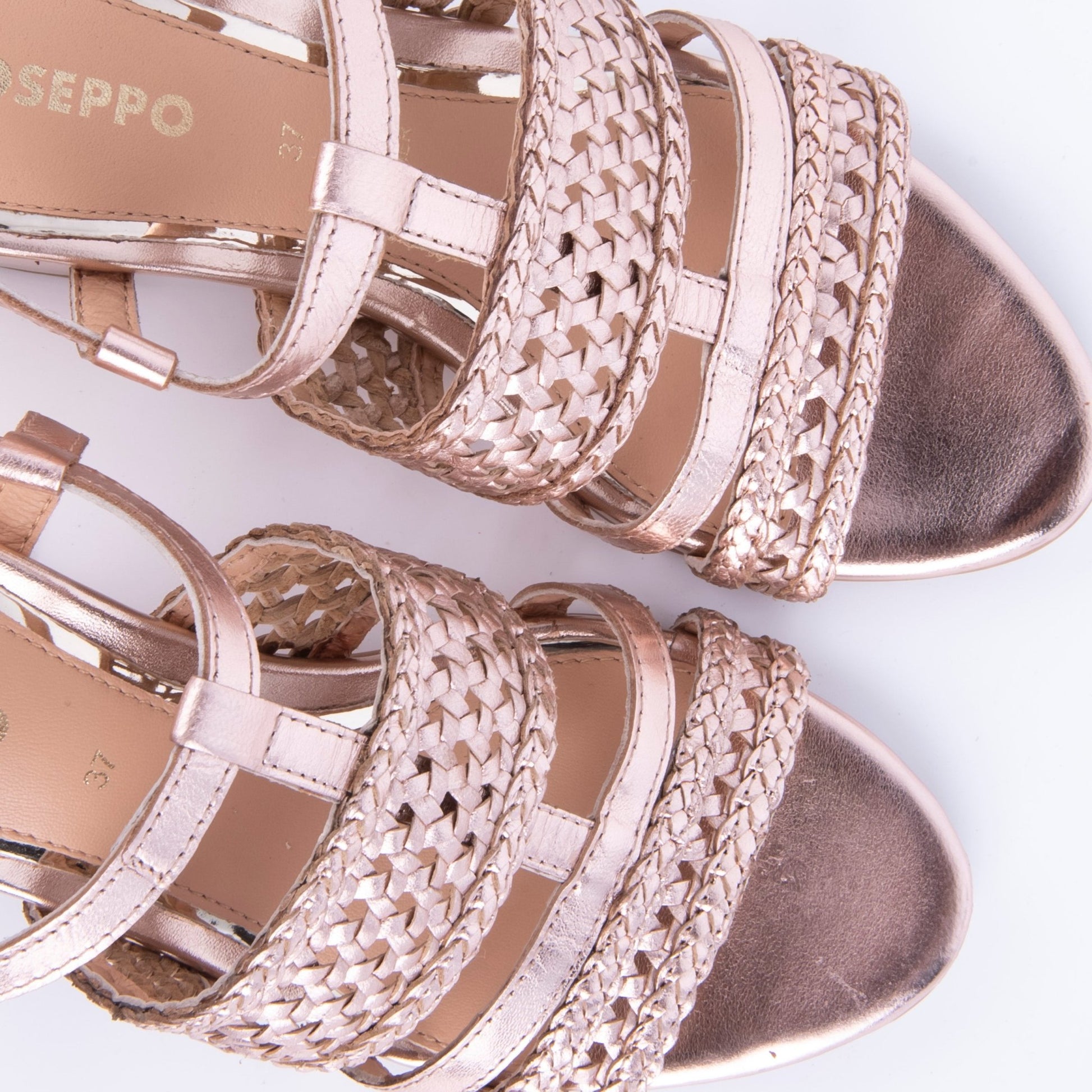 Closet GIO49070 - sandalo in pelle dorato - Marta Ray