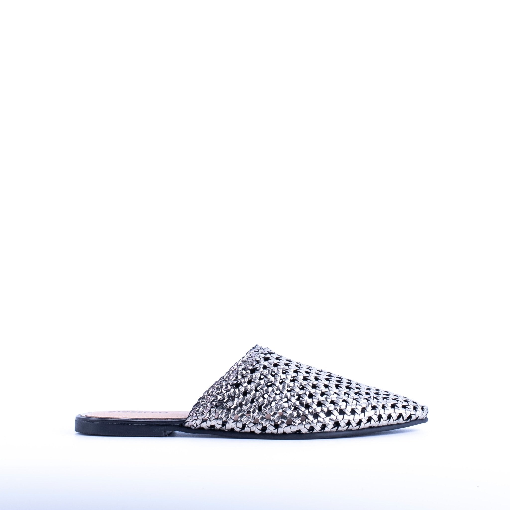 Closet GIO49085 - ciabattina in pelle argentata - Marta Ray