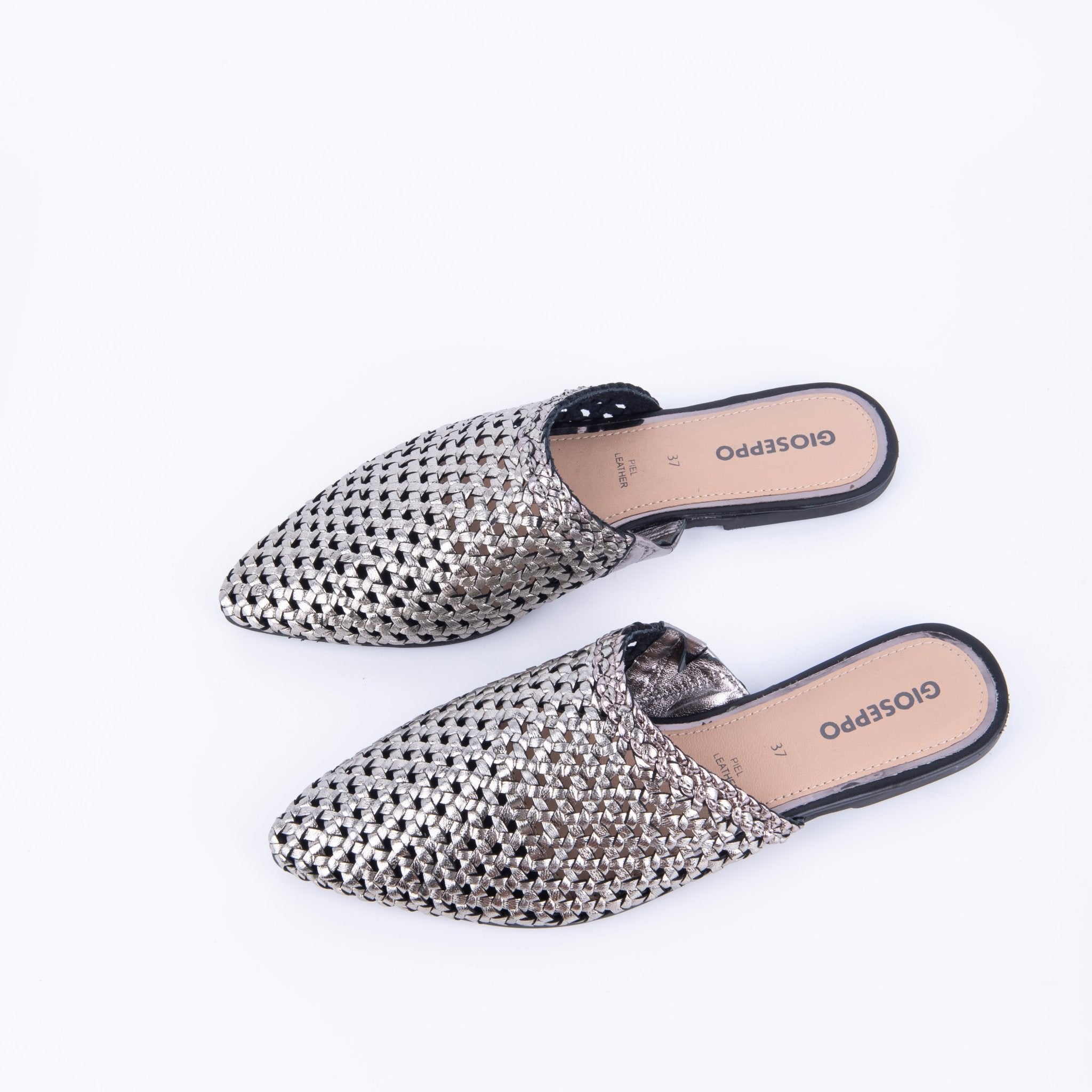 Closet GIO49085 - ciabattina in pelle argentata - Marta Ray