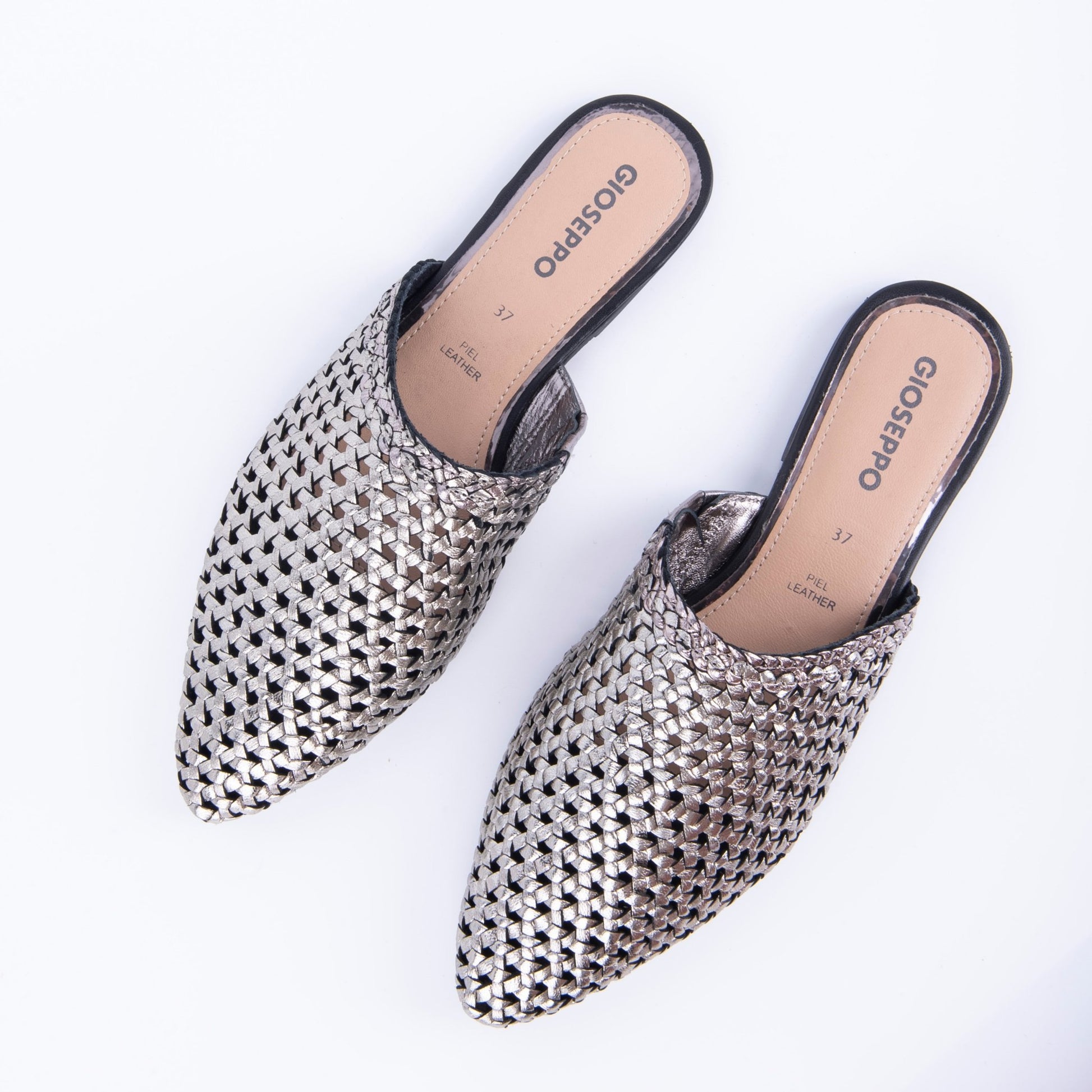 Closet GIO49085 - ciabattina in pelle argentata - Marta Ray