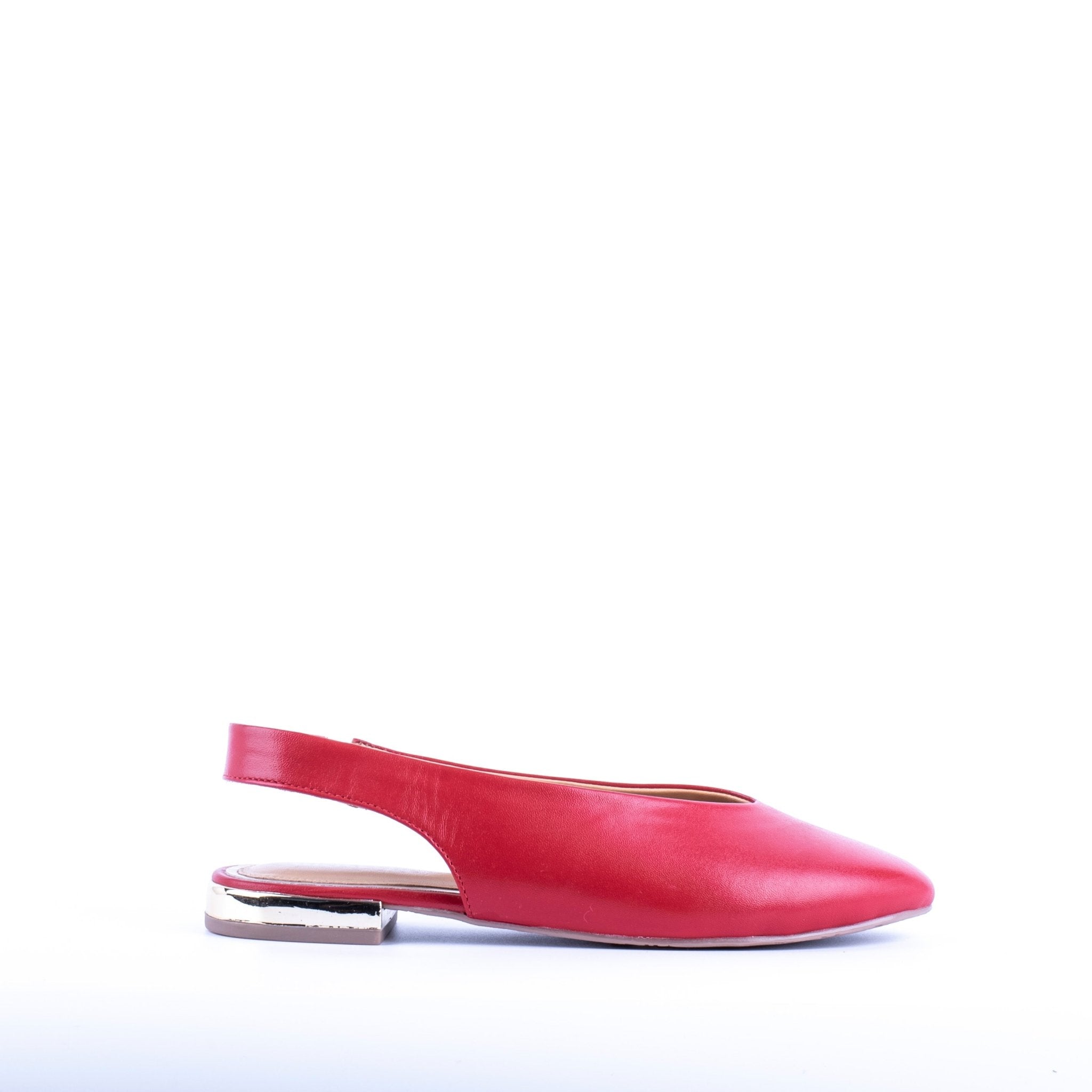 Closet GIO49159 - sandalo modello chanel in pelle rossa - Marta Ray