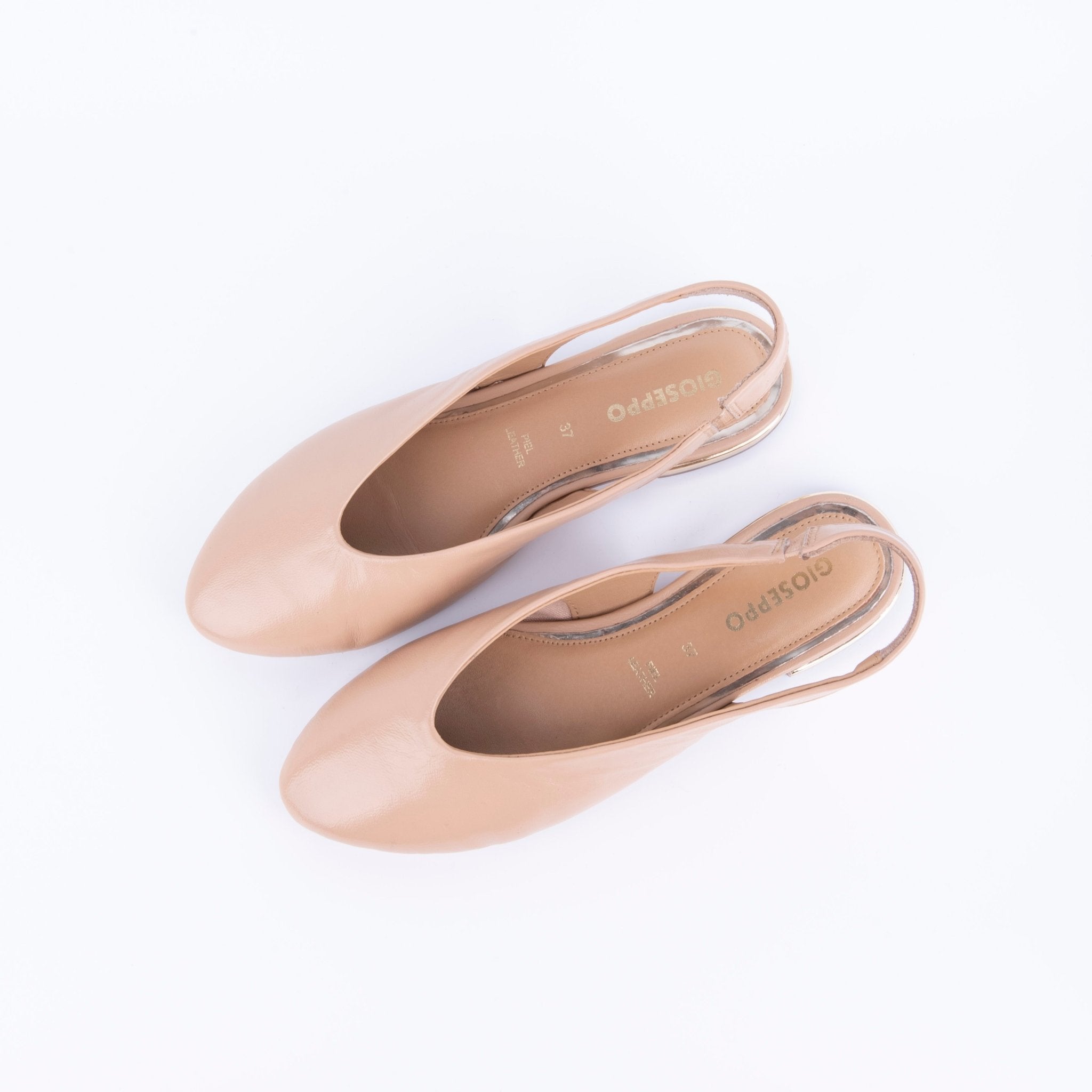 Closet GIO49160 - sandalo modello chanel in pelle nude - Marta Ray