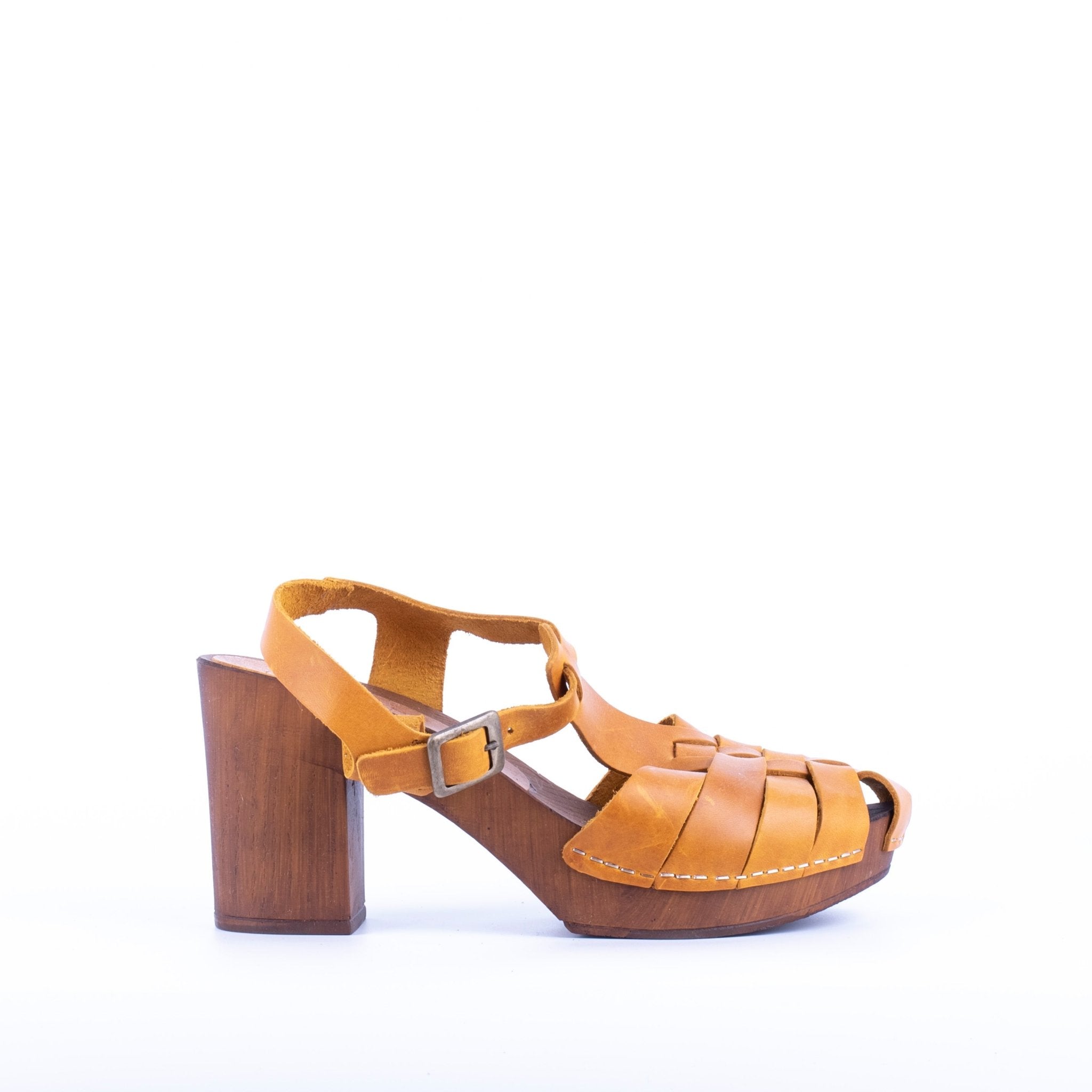 Closet MAR451 - sandalo zoccolo giallo - Marta Ray