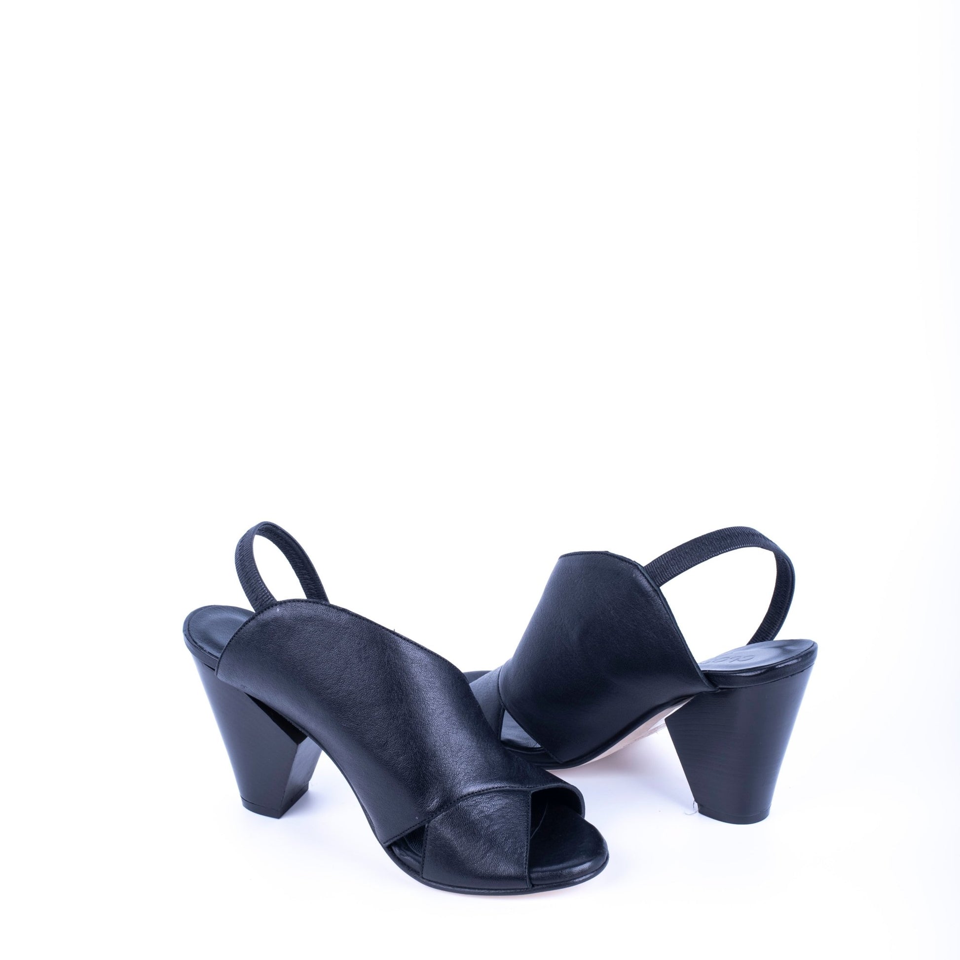 Closet TP FUTURA 3 - sandalo fasciante in pelle nera - Marta Ray