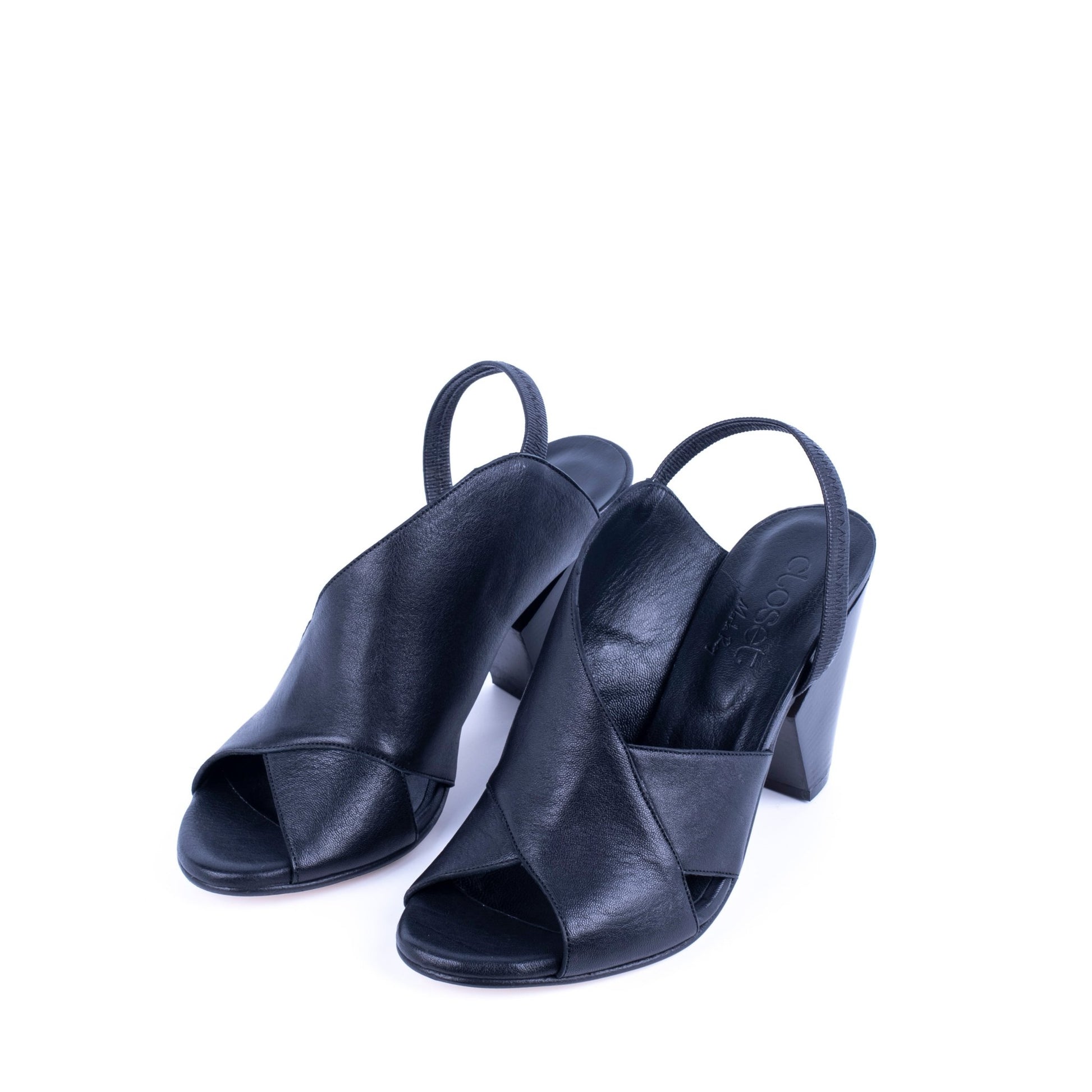 Closet TP FUTURA 3 - sandalo fasciante in pelle nera - Marta Ray