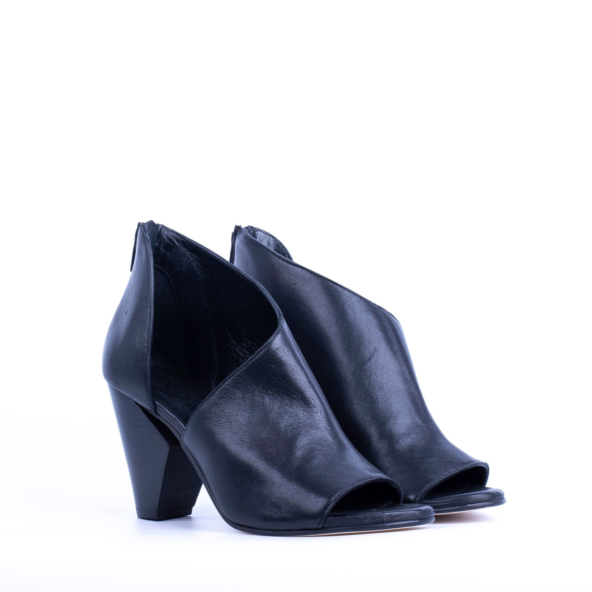 Closet TP FUTURA 6 - sandalo fasciante open toe in pelle nera - Marta Ray