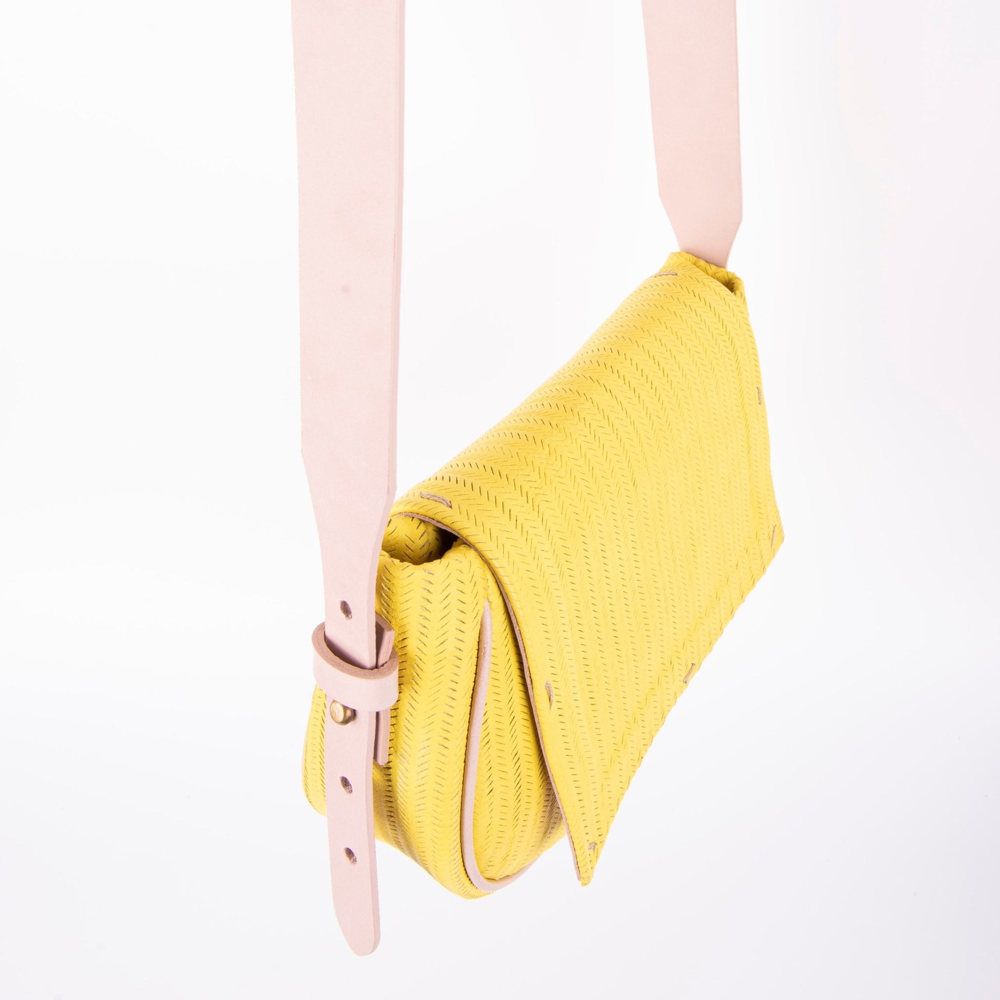 Daisy spighetta giallo + cuoio nude - Marta Ray