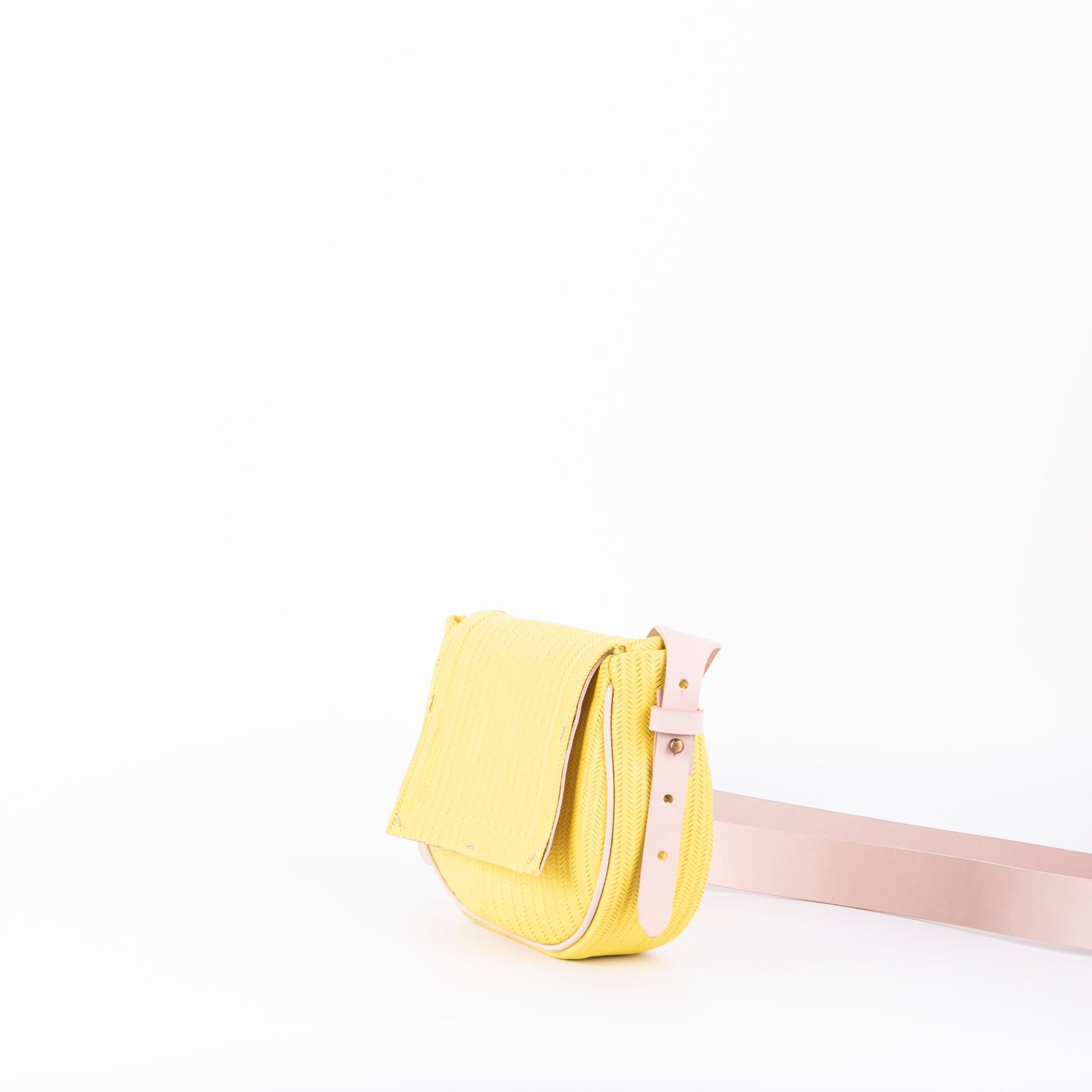 Daisy spighetta giallo + cuoio nude - Marta Ray